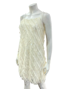 ABITO PAILLETTES PANNA