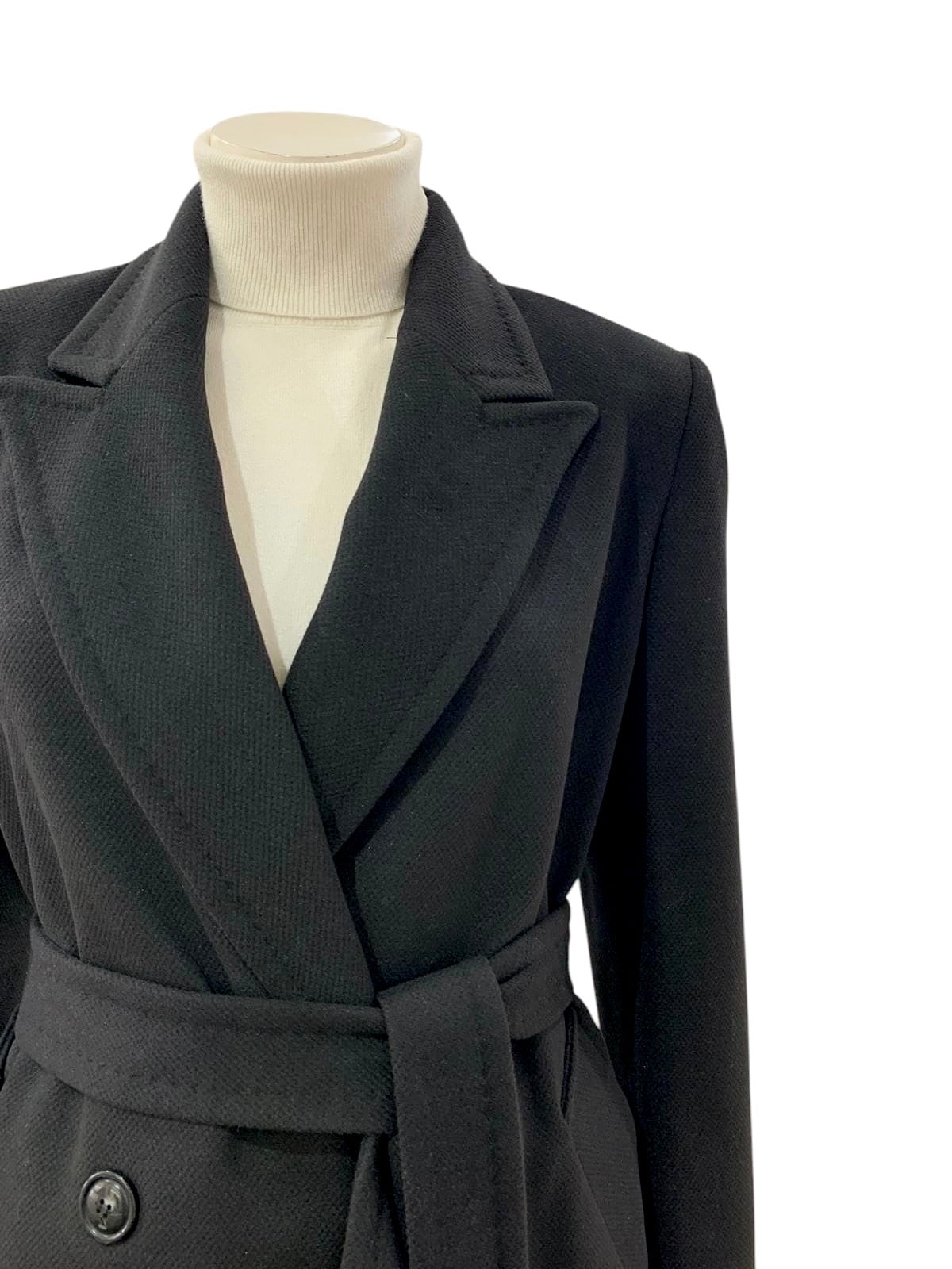 CAPPOTTO CINTURA NERO