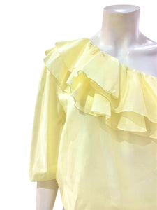 BLUSA MONOSPALLA GIALLA
