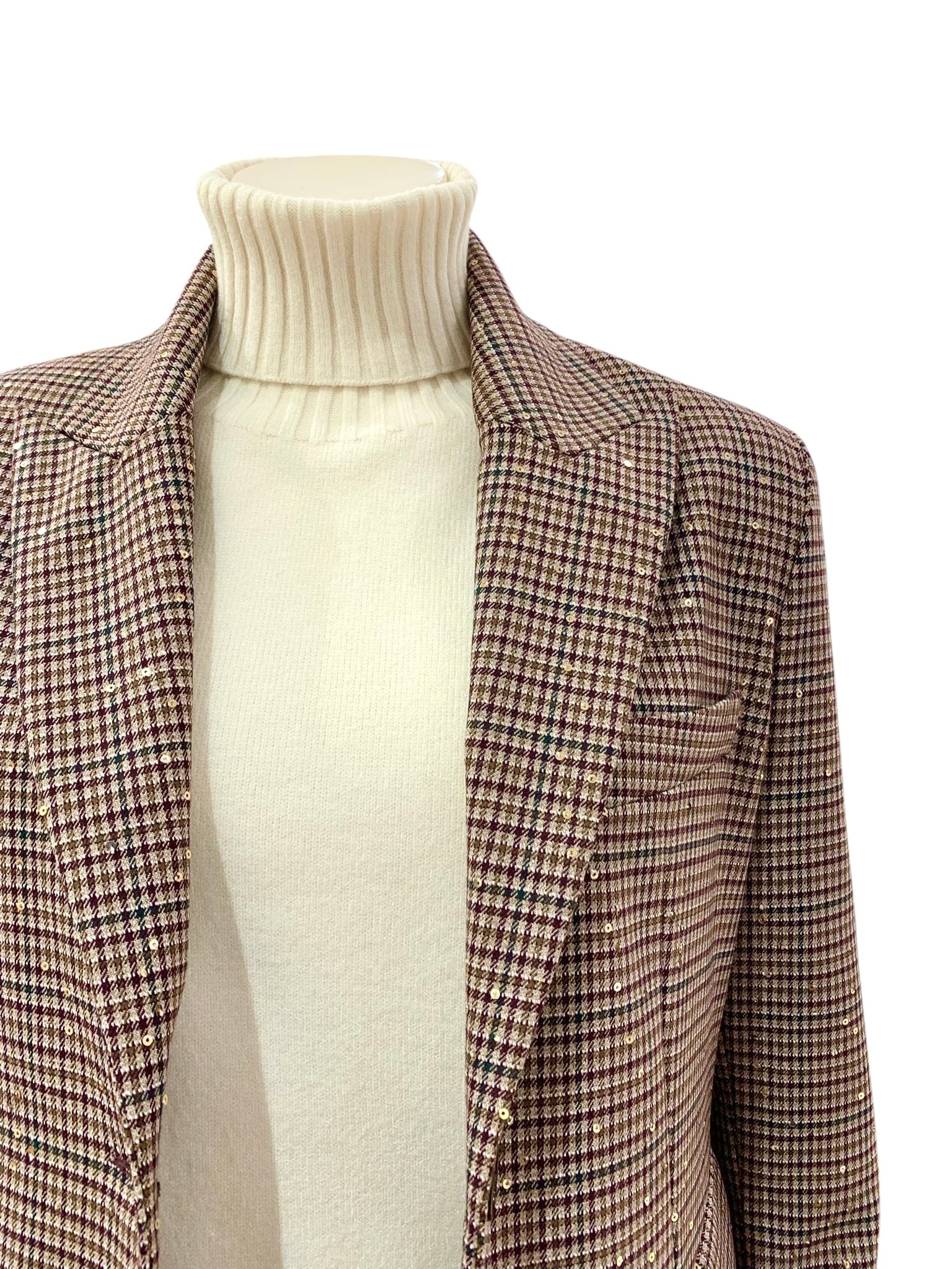 TAILLEUR PAILLETTES BORDEAUX