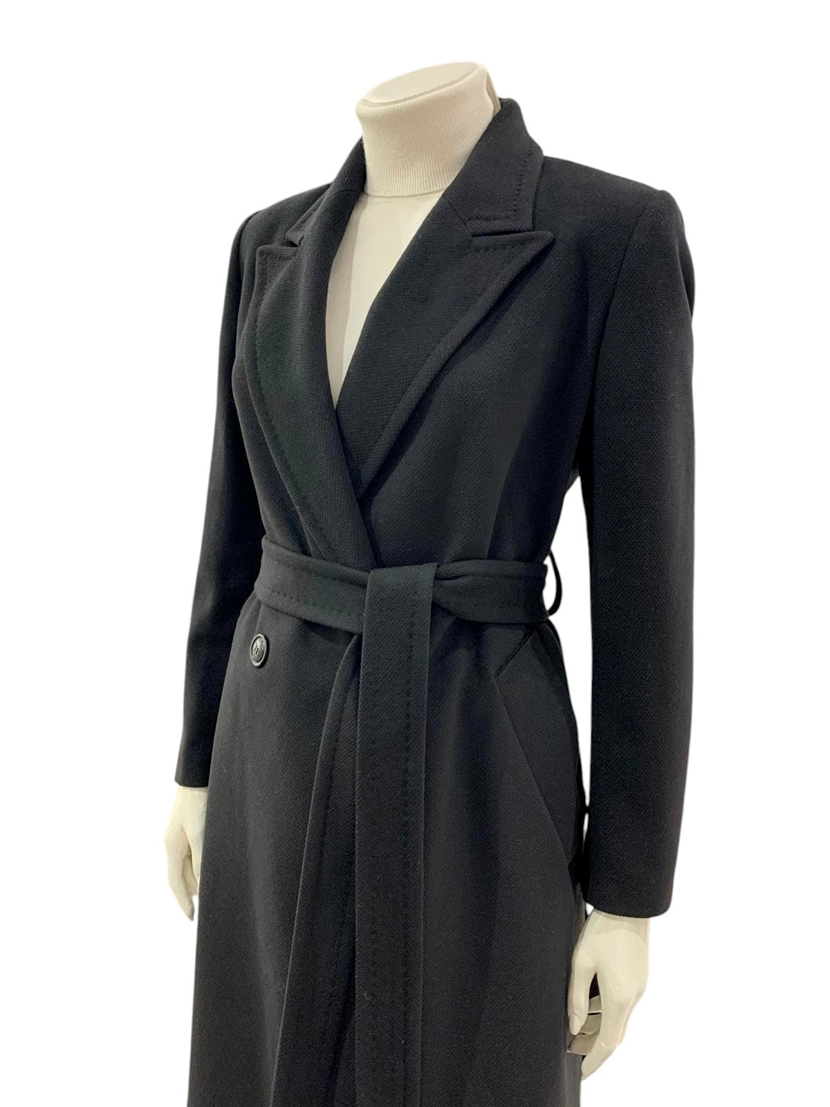 CAPPOTTO CINTURA NERO