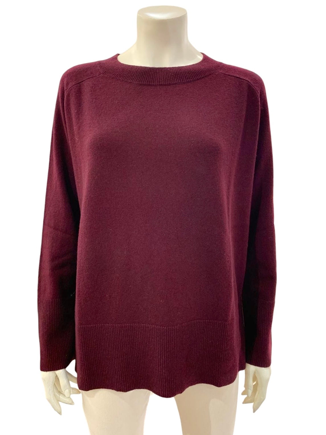 MAGLIA RAGLAN VINO