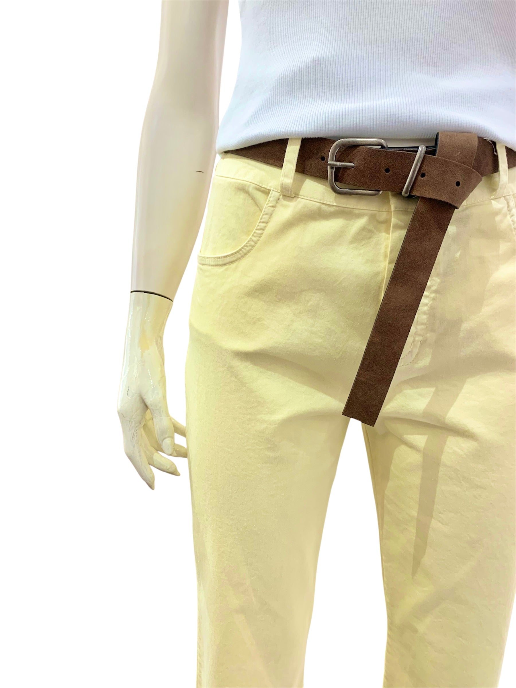 PANTALONE 5TASCHE GIALLO