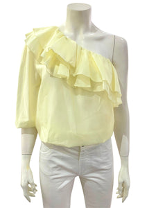 BLUSA MONOSPALLA GIALLA