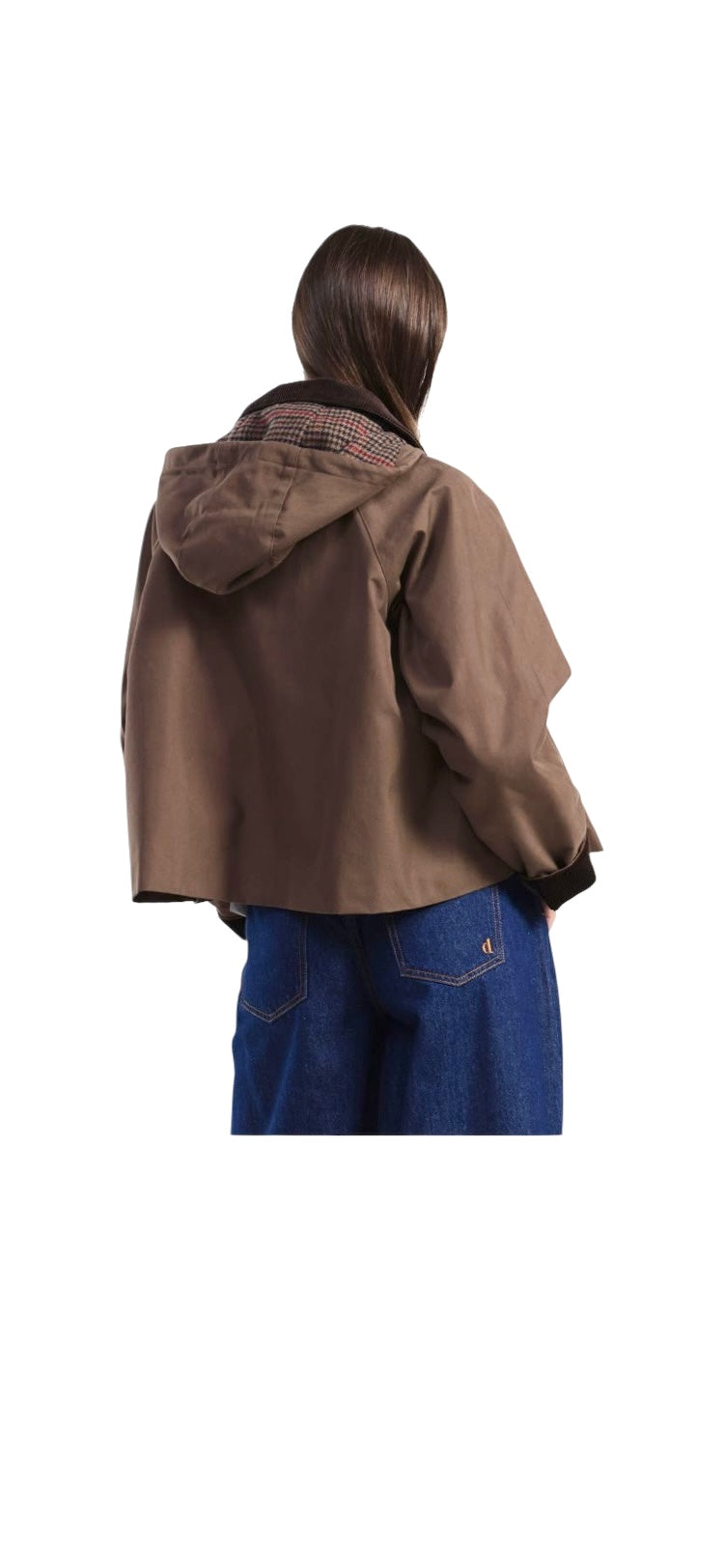 GIUBBINO COLLO VELLUTO MORO