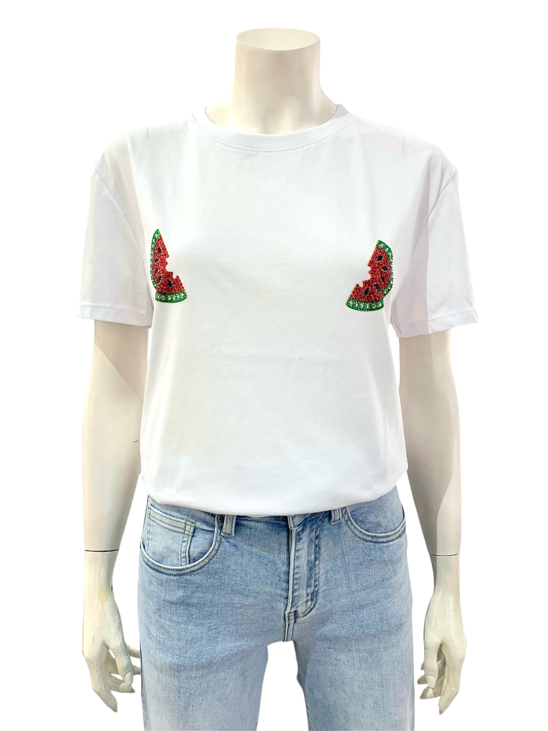 T-SHIRT ANGURIA BIANCA