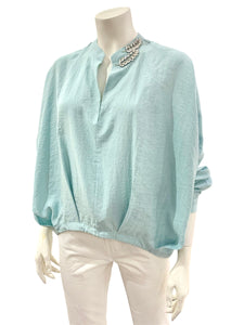 BLUSA RICAMO STRASS TIFFANY