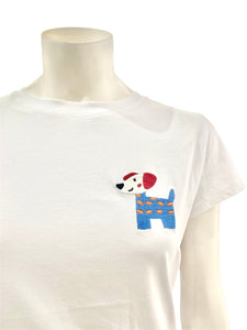 T-SHIRT DOG BIANCA