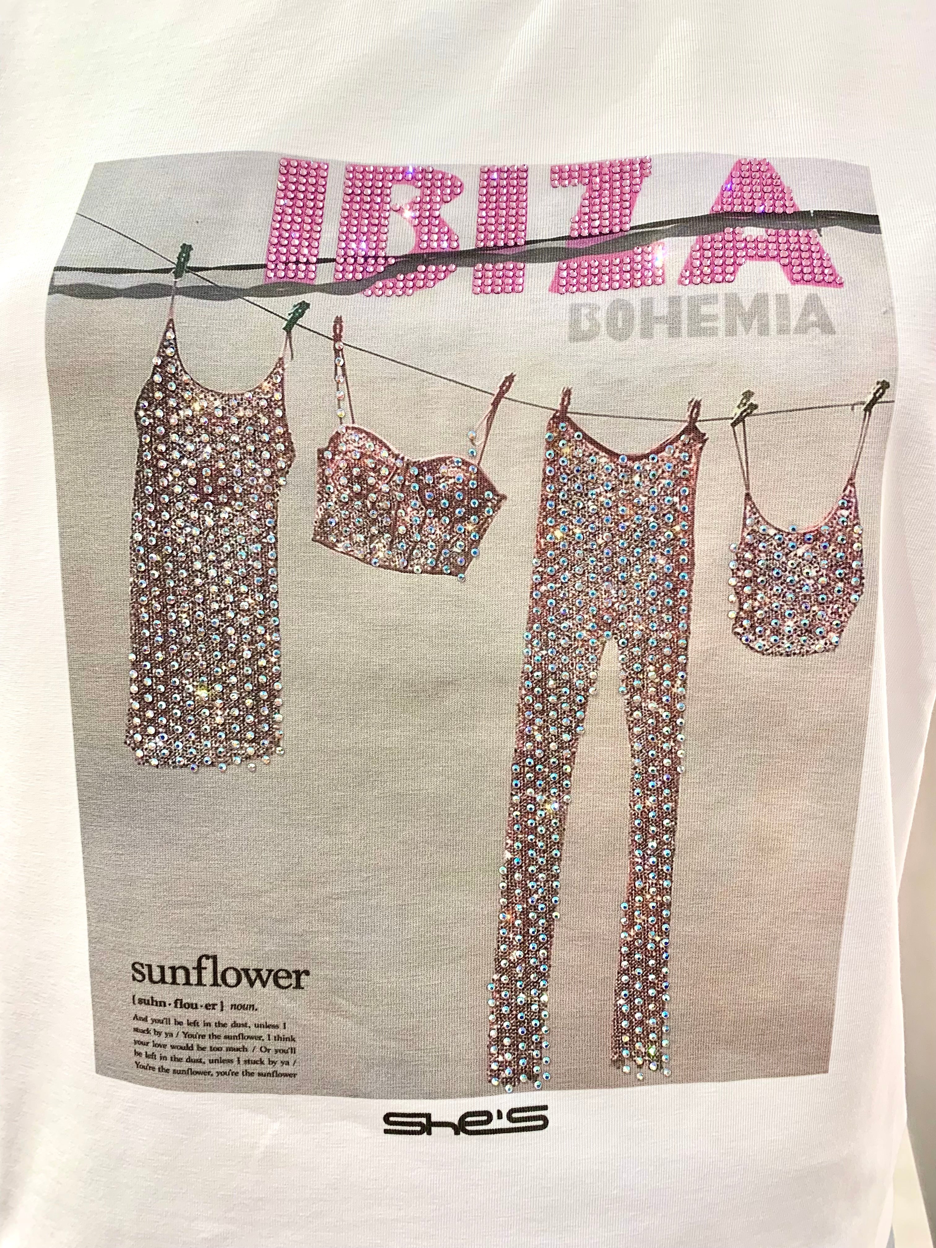 T-SHIRT IBIZA BIANCA
