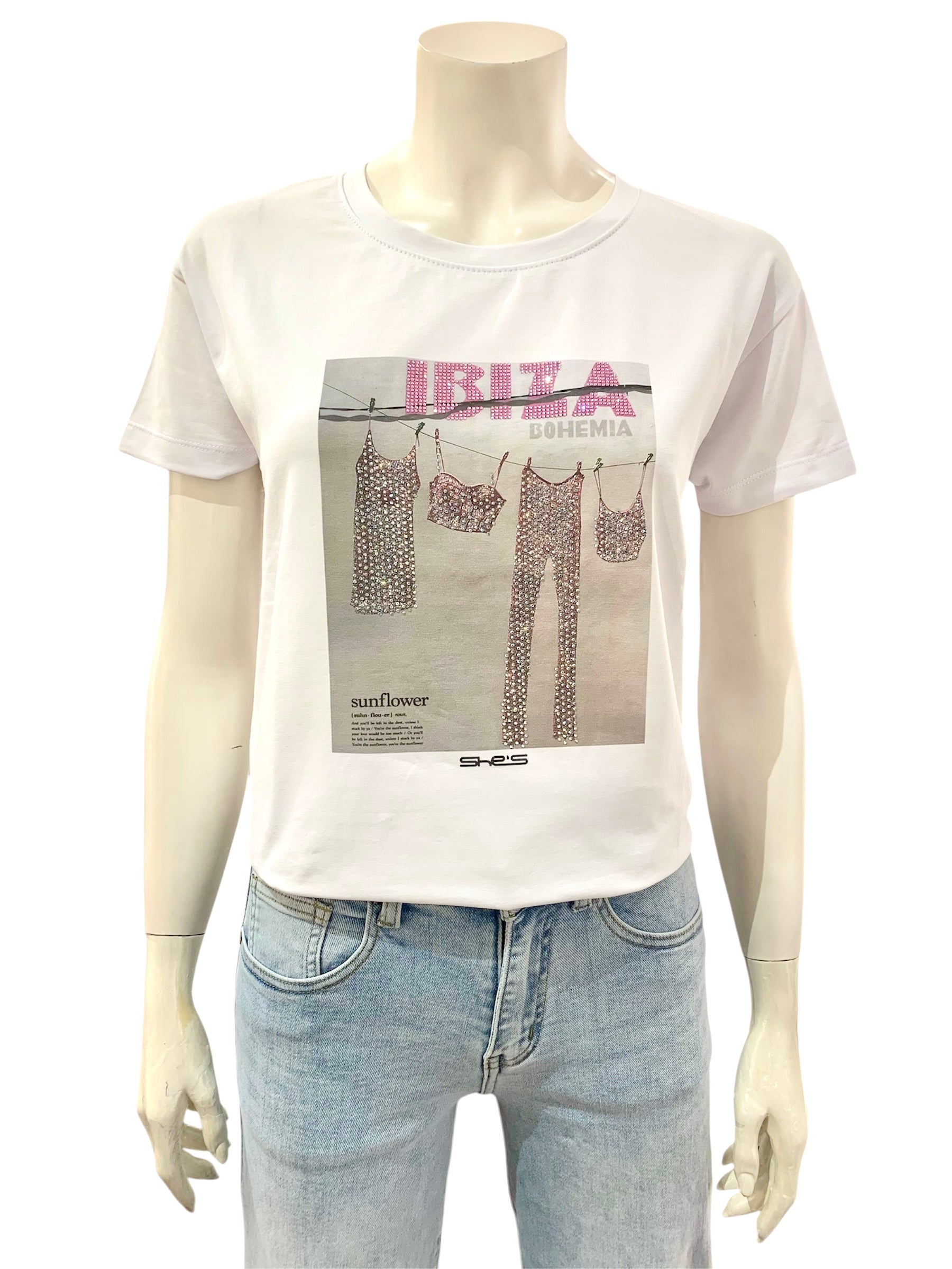 T-SHIRT IBIZA BIANCA