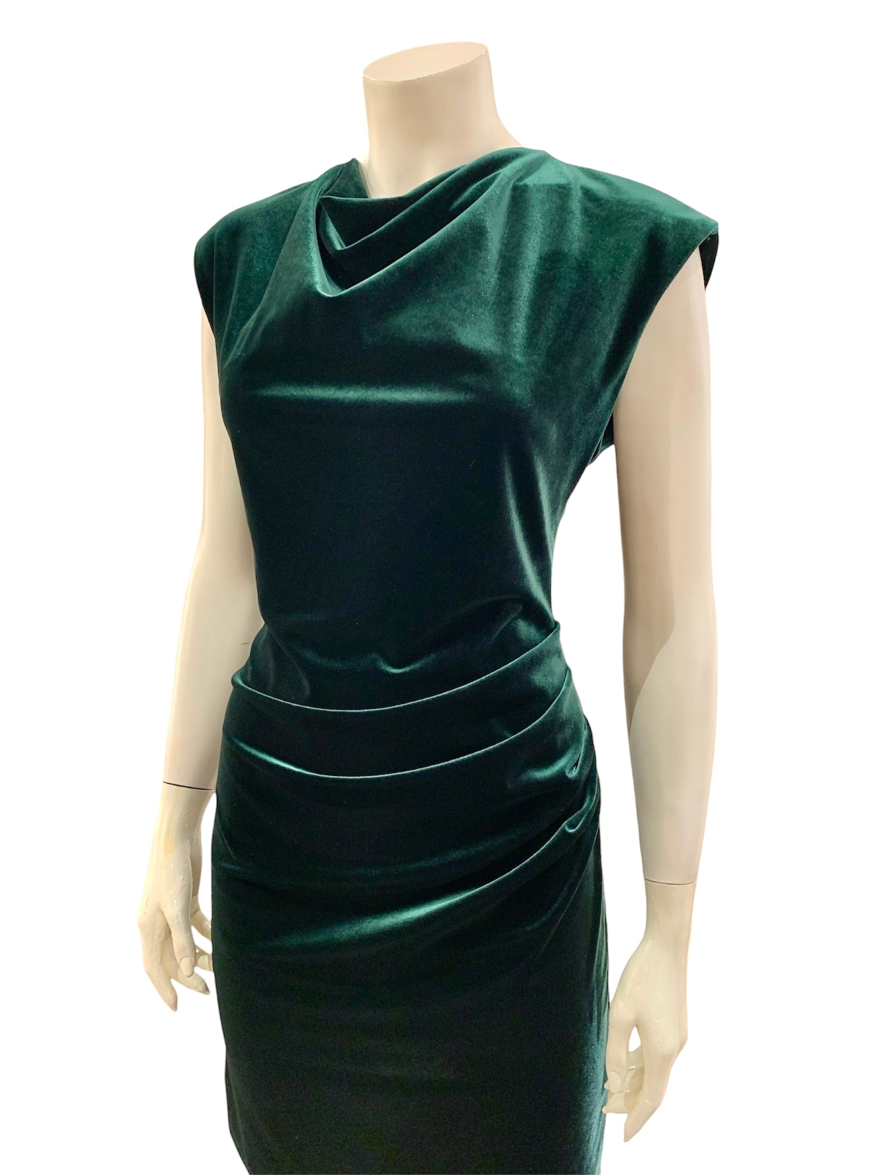 ABITO VELLUTO VERDONE