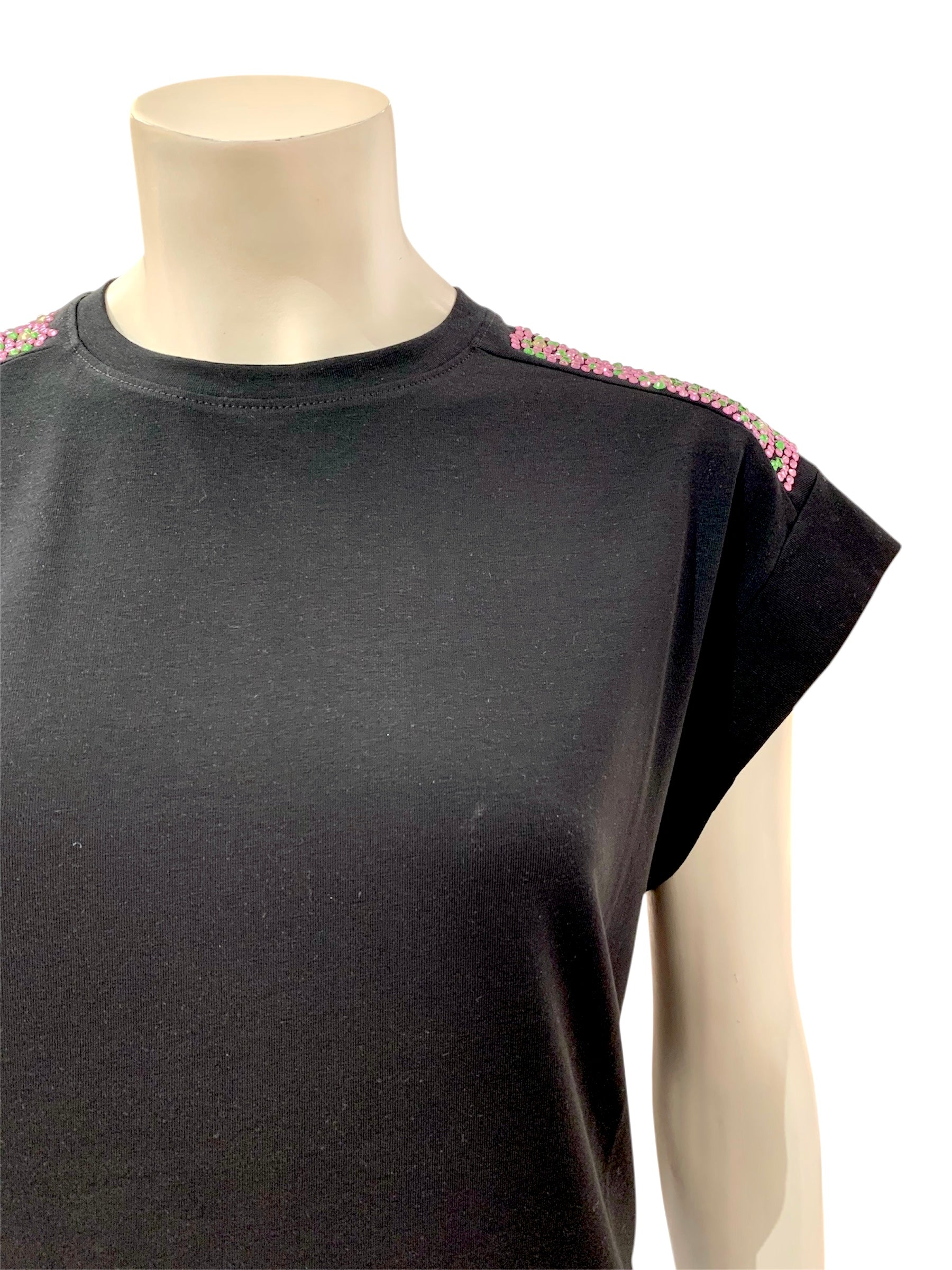 T-SHIRT STRASS NERA