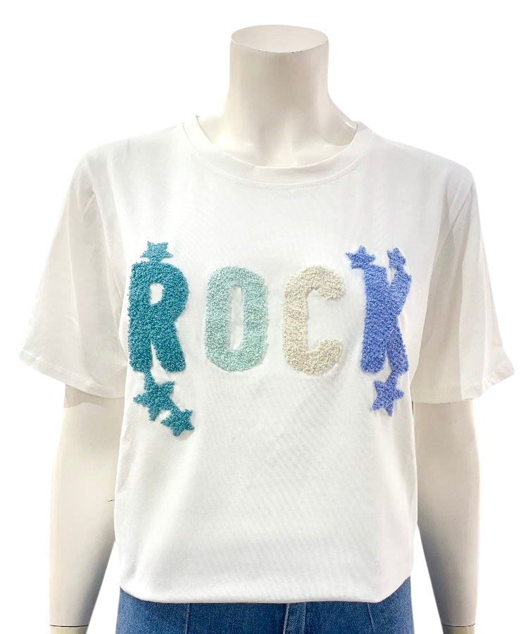 T-SHIRT ROCK BIANCA