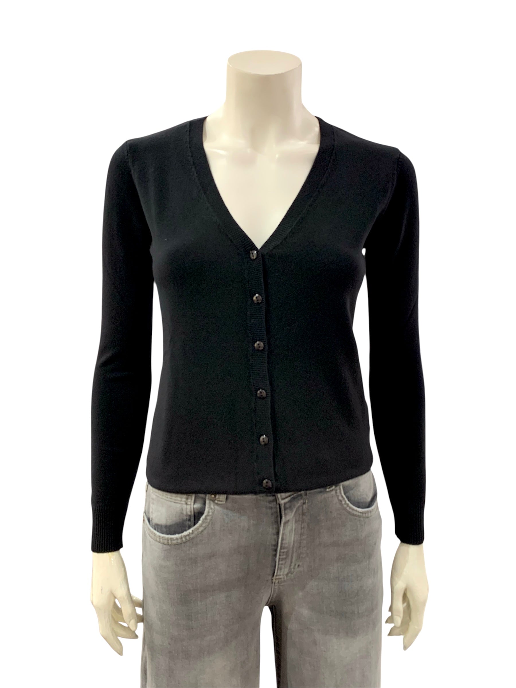 CARDIGAN BOTTONI NERO