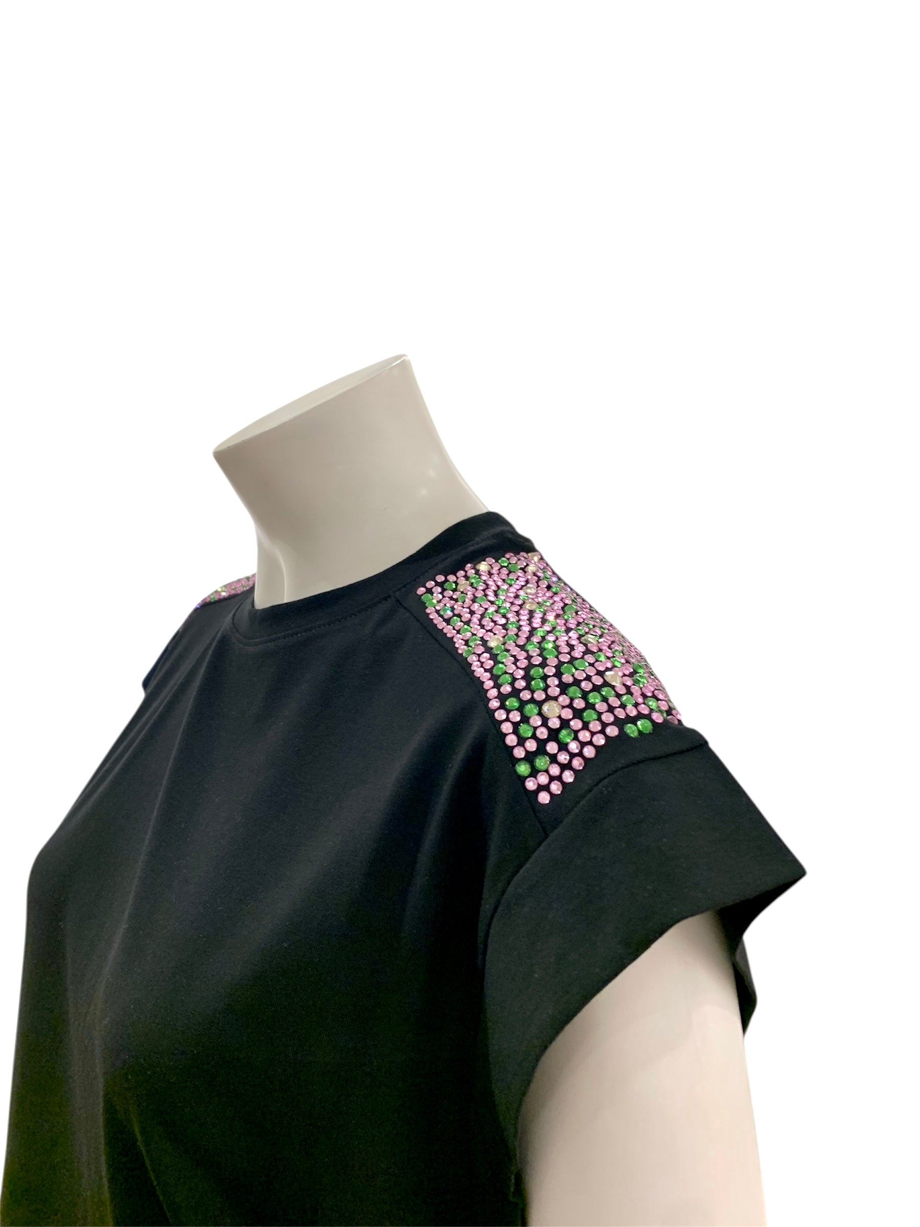 T-SHIRT STRASS NERA