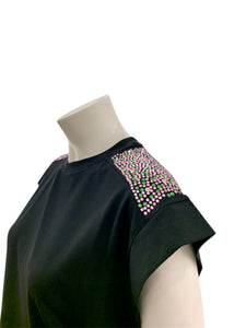 T-SHIRT STRASS NERA