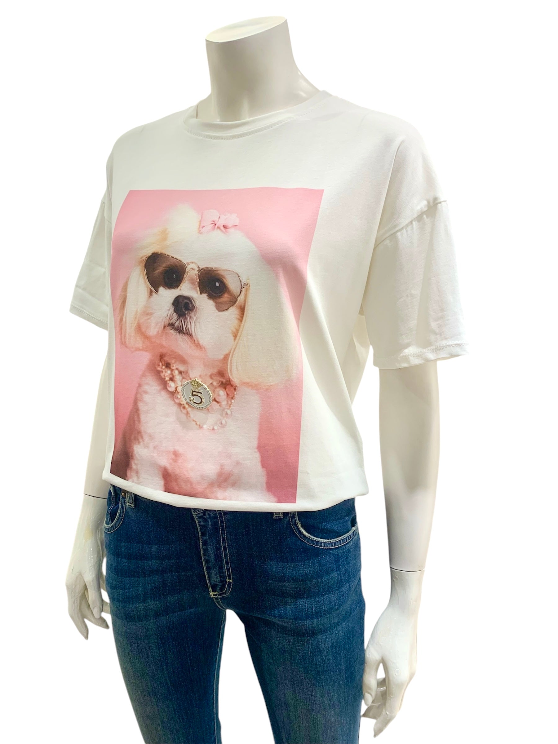 T-SHIRT MALTESE BIANCA
