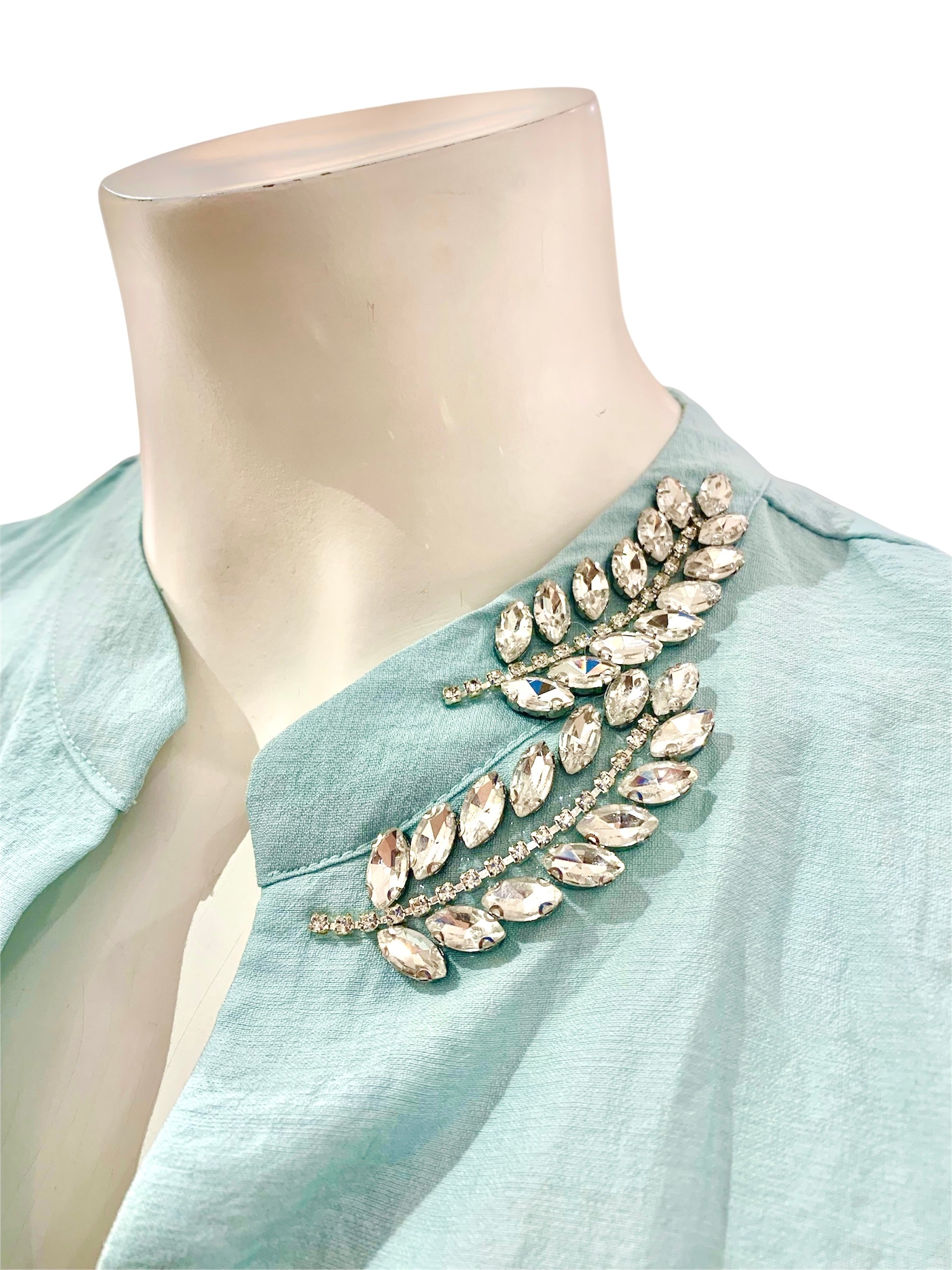 BLUSA RICAMO STRASS TIFFANY