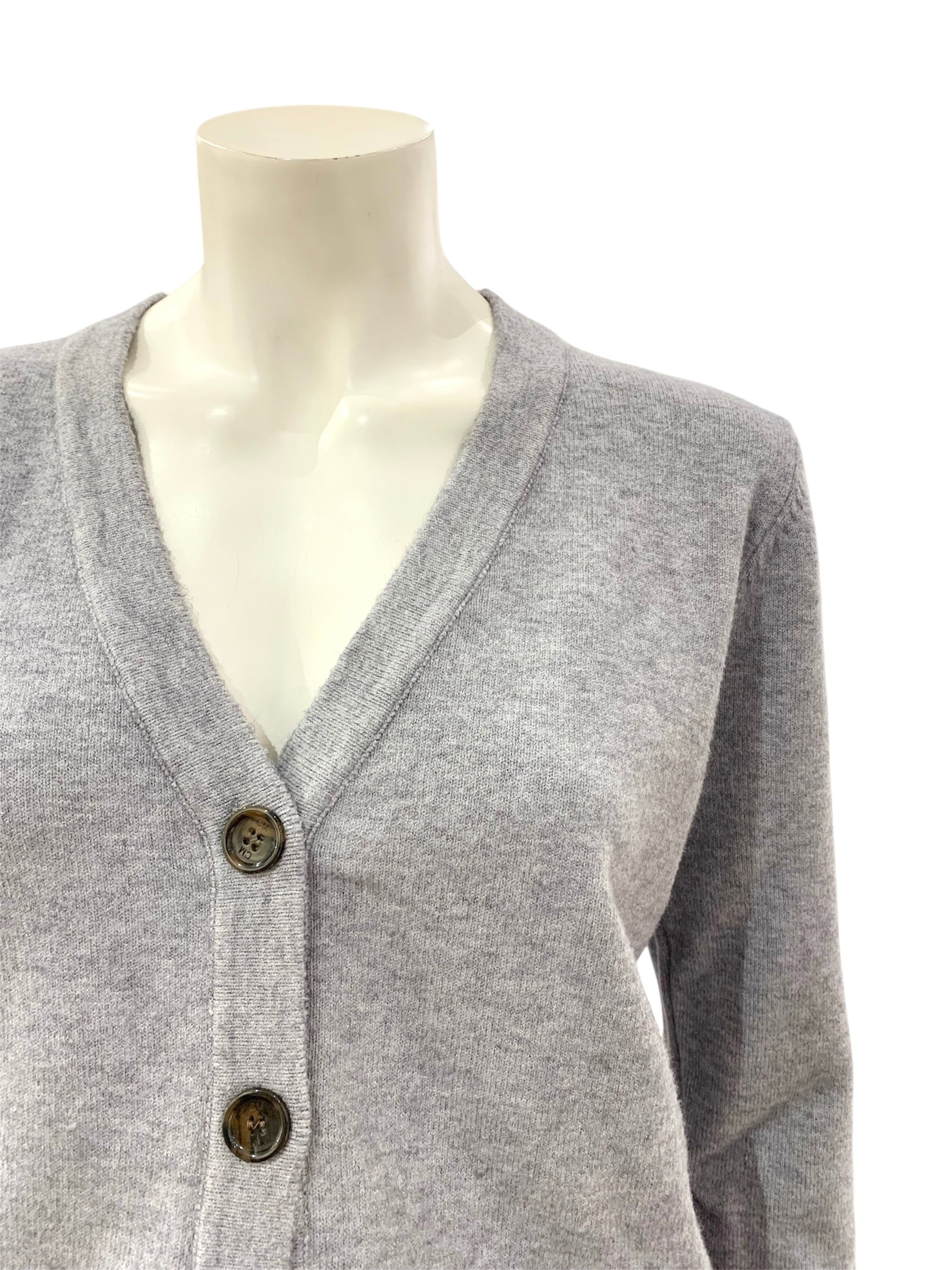 CARDIGAN BOTTONI GRIGIO