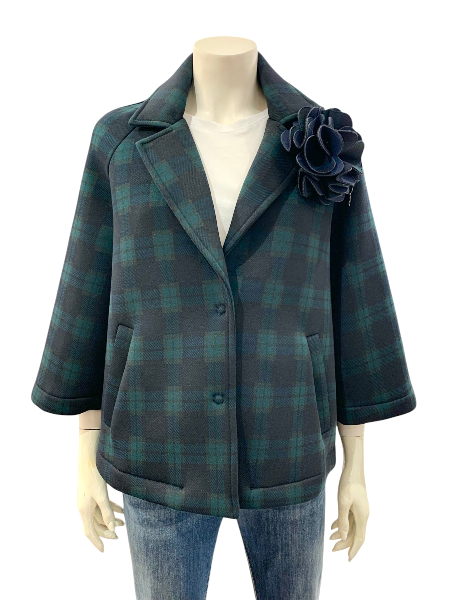 CAPPA FIORE VERDE BLU