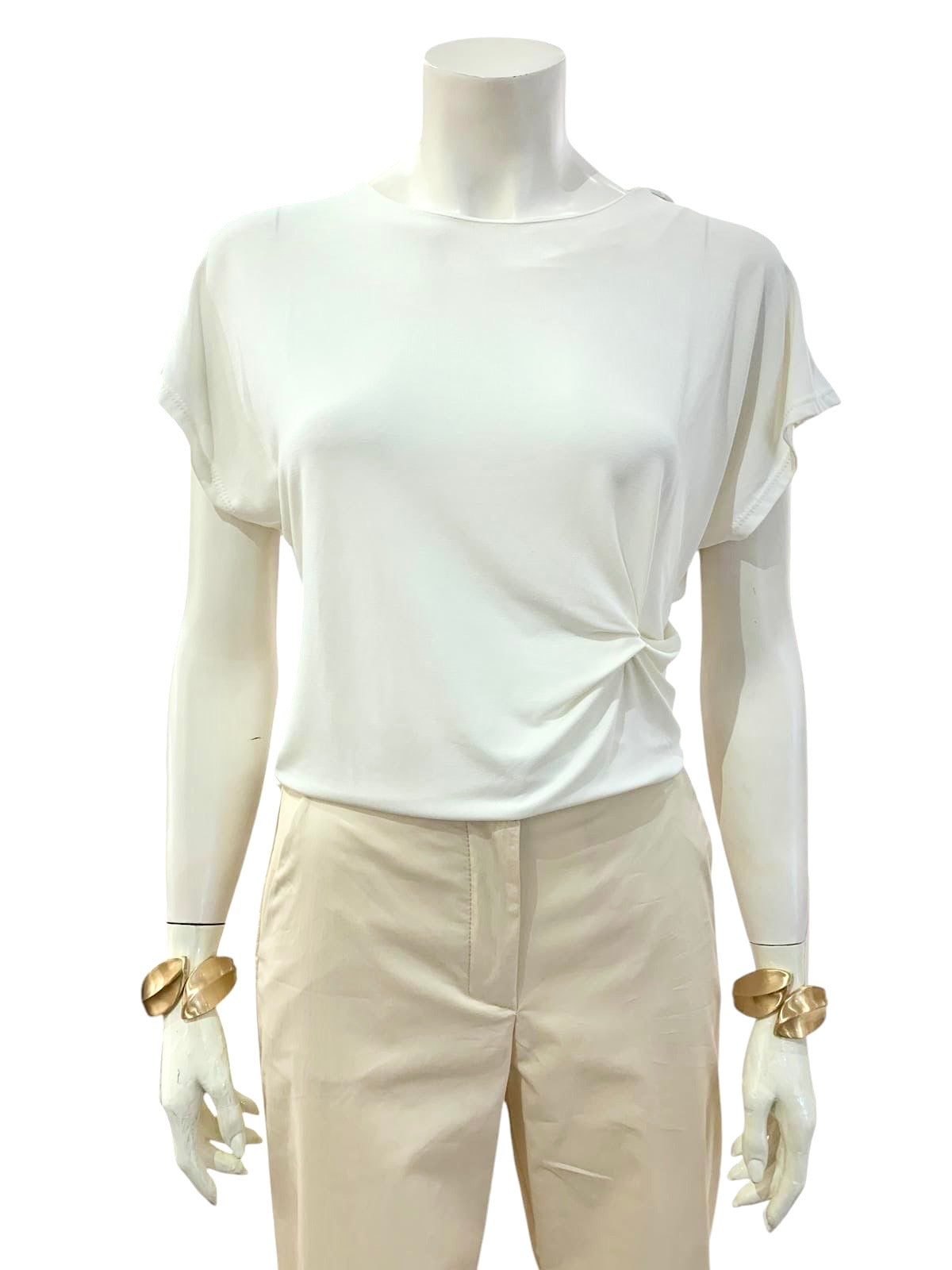 MAGLIA NODO BIANCA