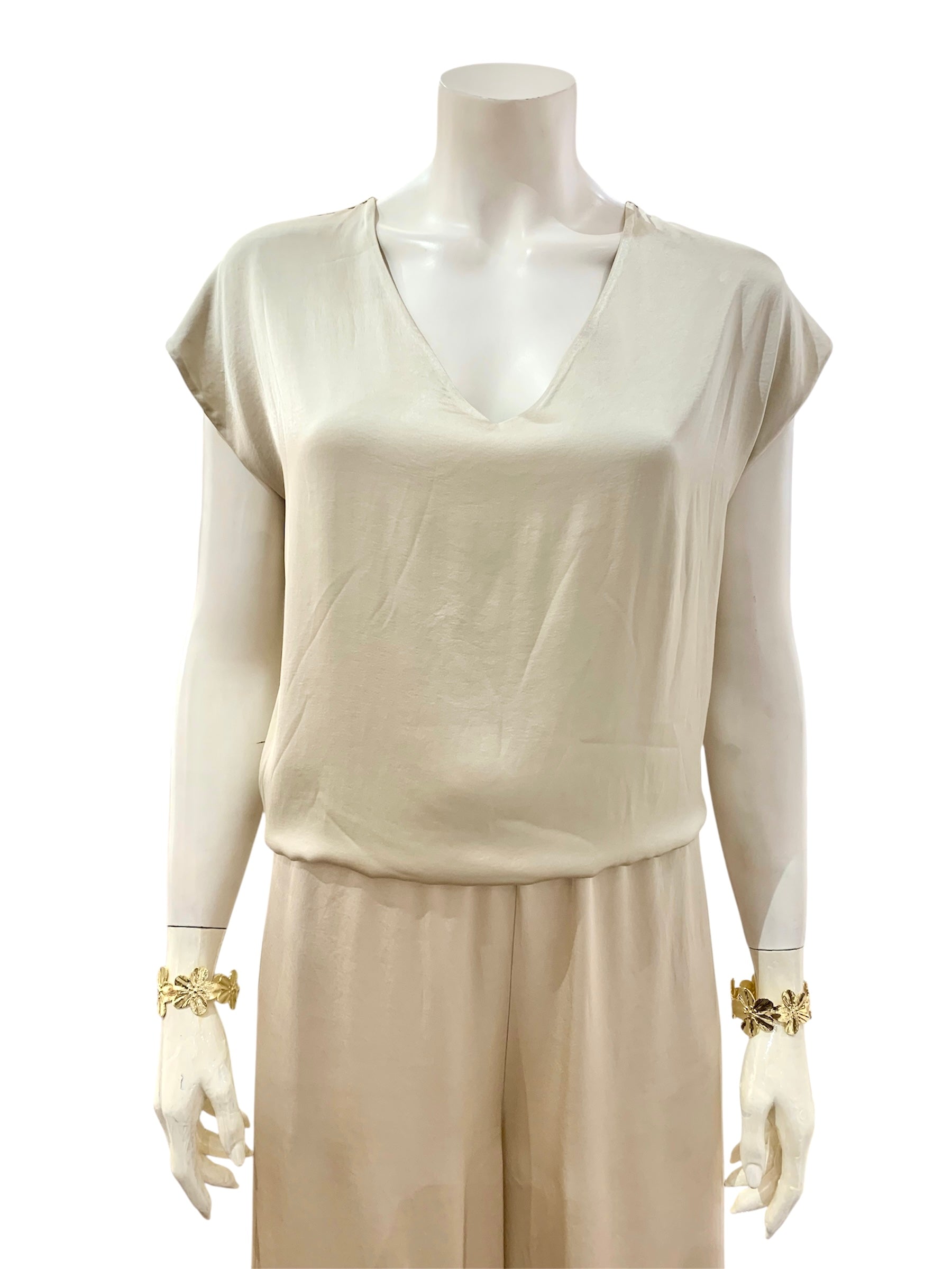 BLUSA A “V” LANA