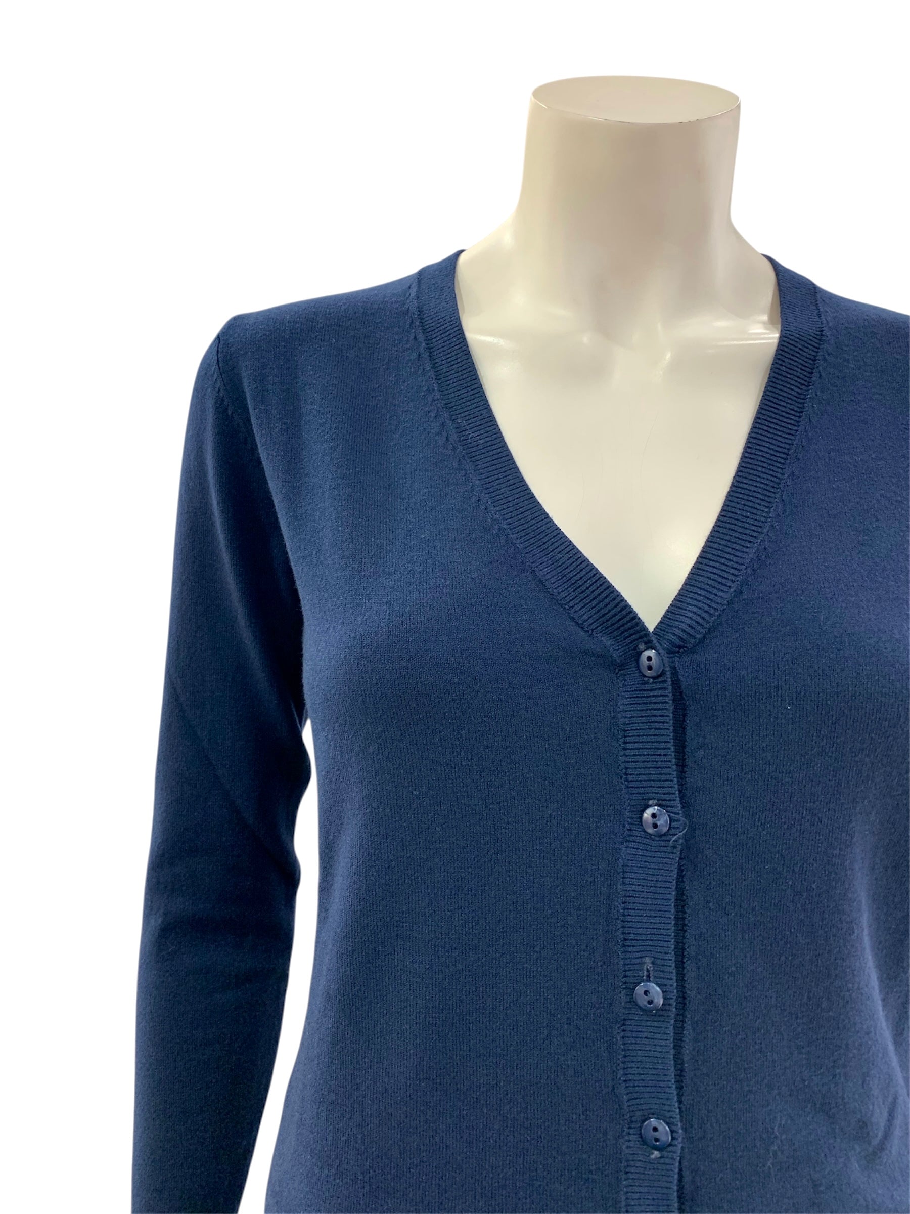 CARDIGAN BOTTONI BLU