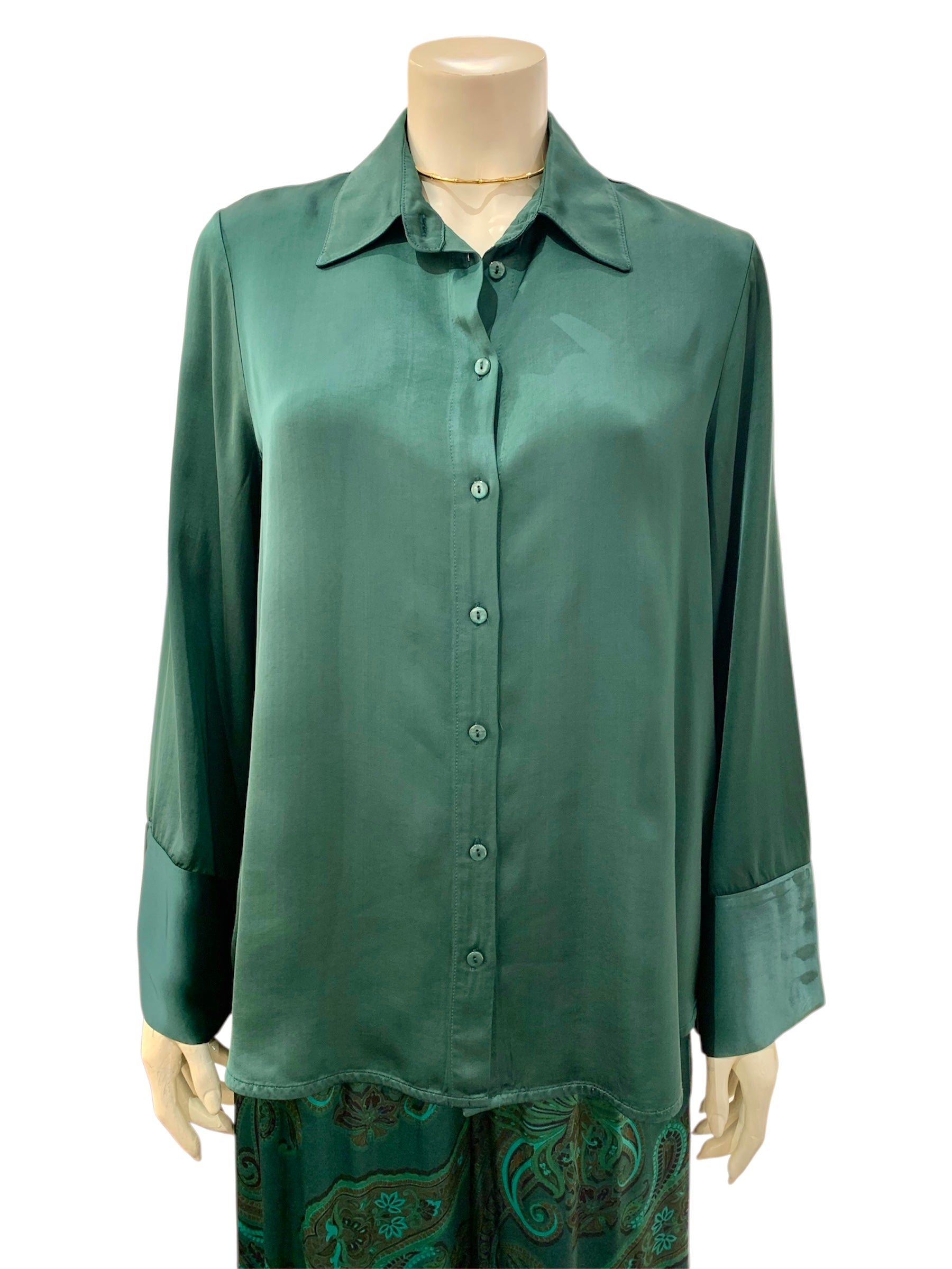 CAMICIA SATIN VERDONE
