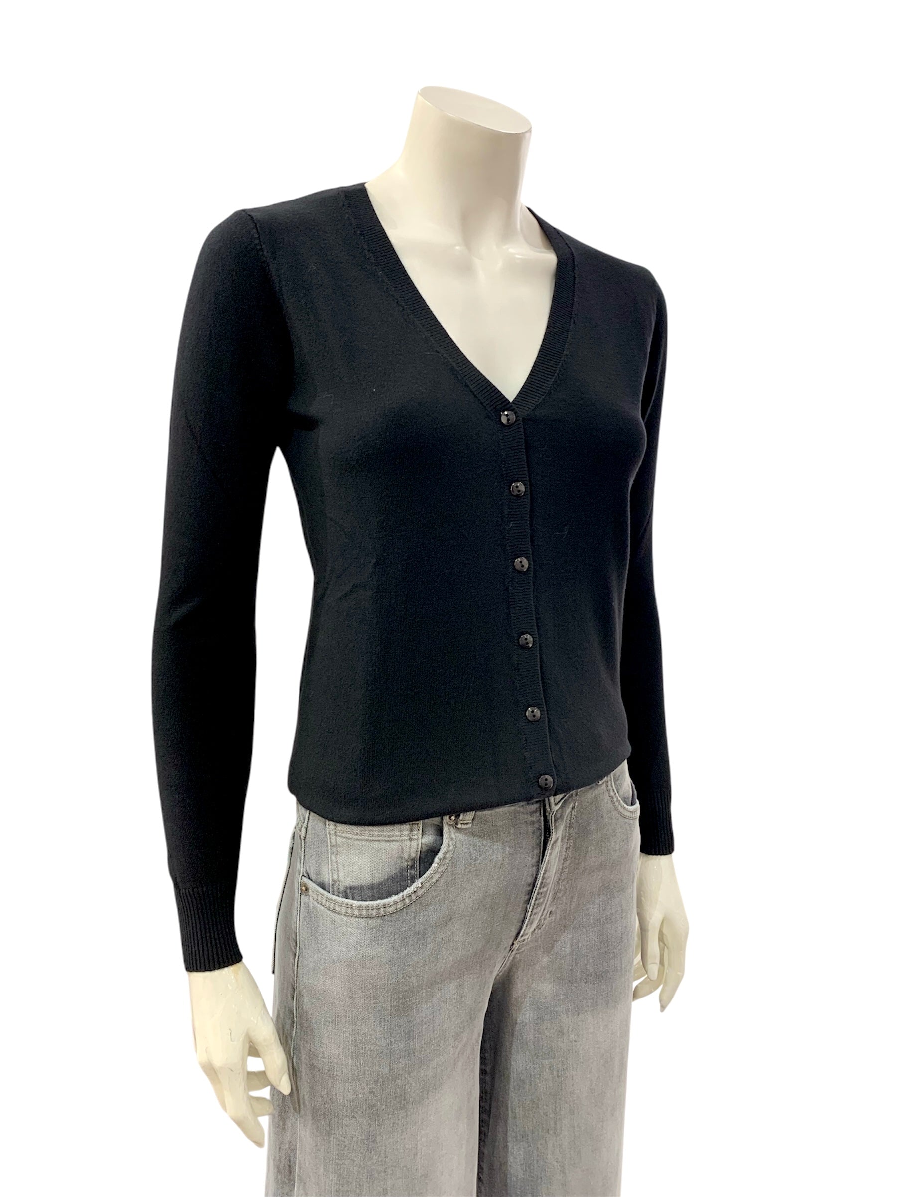 CARDIGAN BOTTONI NERO