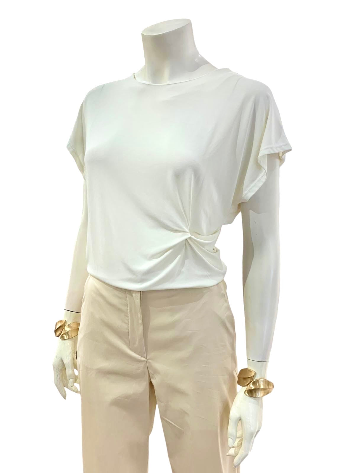 MAGLIA NODO BIANCA