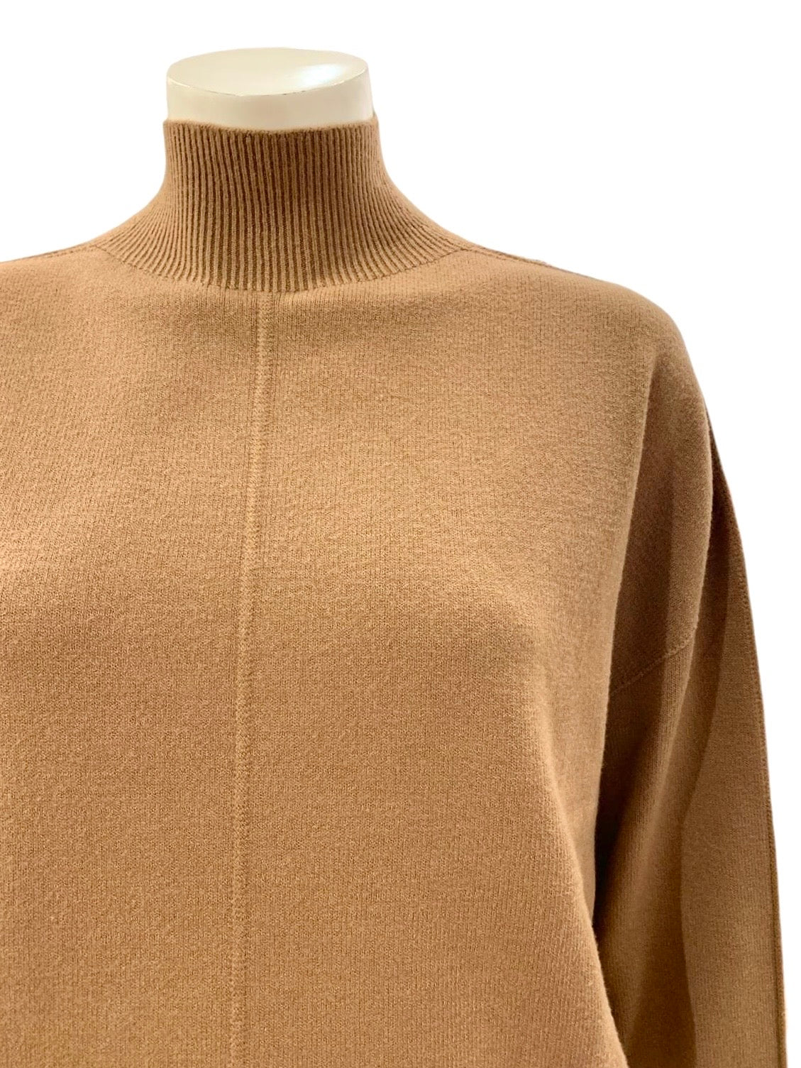 MAGLIA COLLO CRATERE BISCOTTO