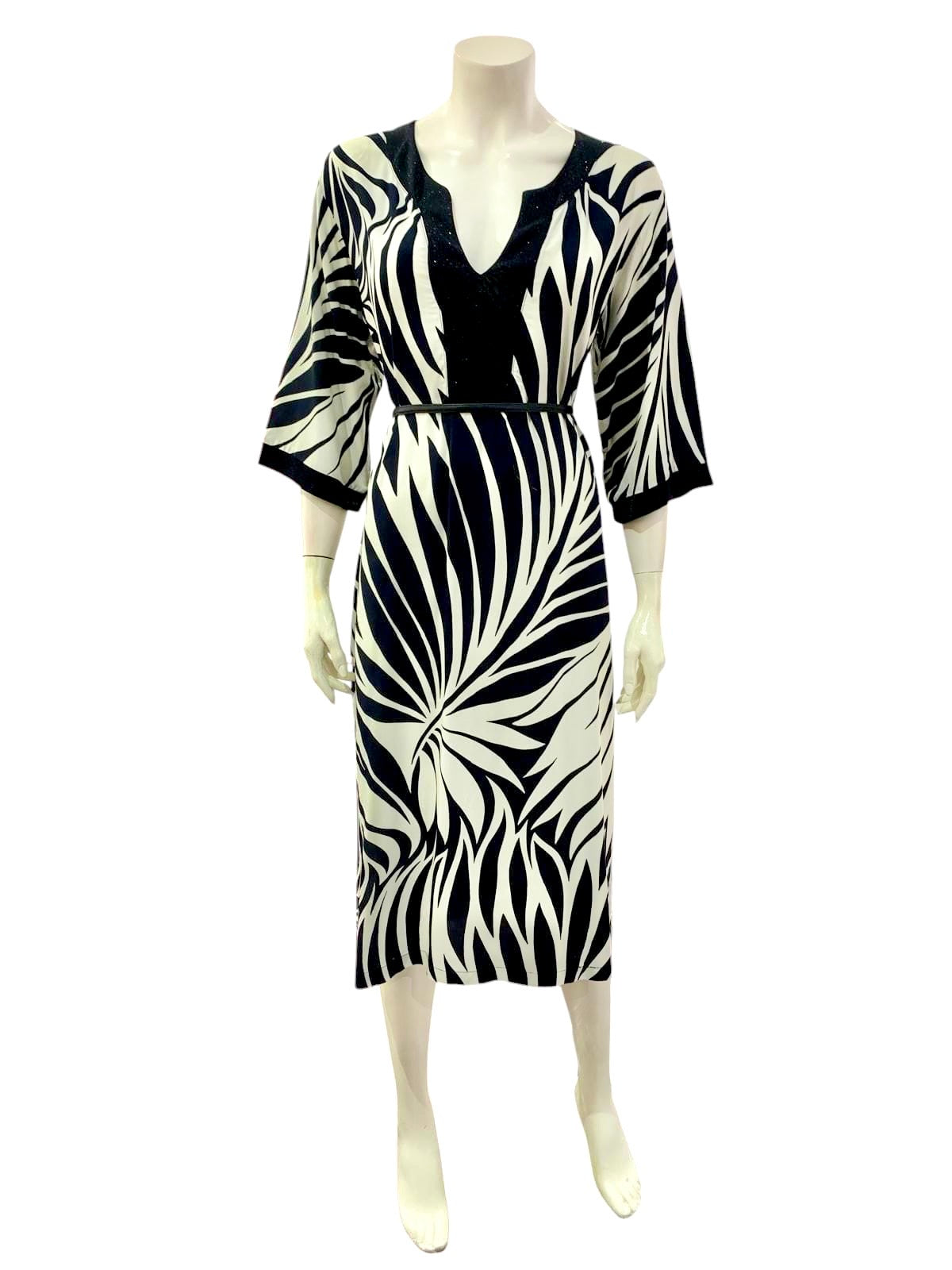 ABITO LUREX BIANCO NERO