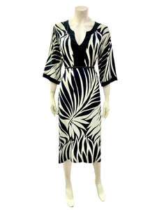ABITO LUREX BIANCO NERO