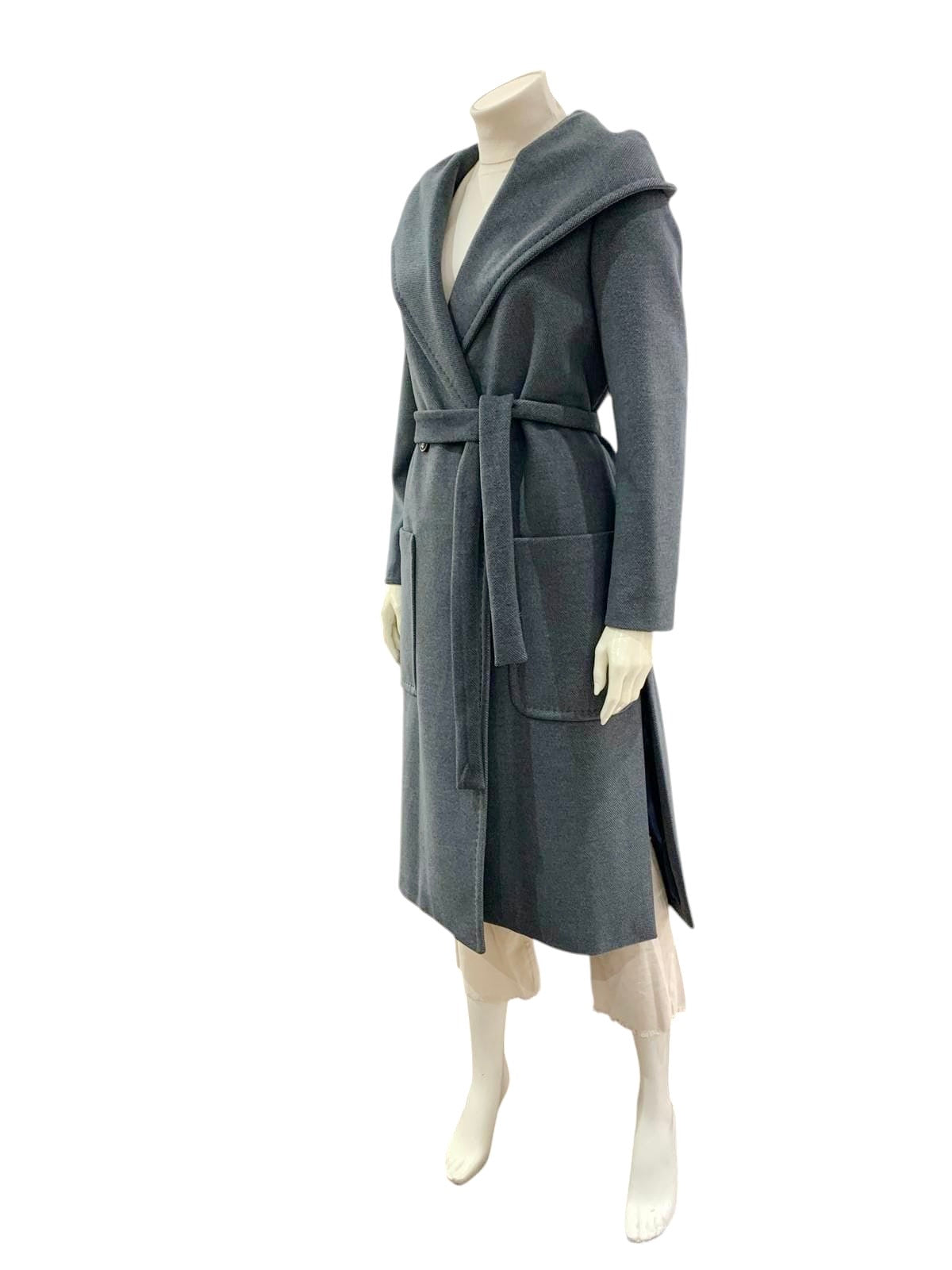 CAPPOTTO CAPPUCCIO GRIGIO