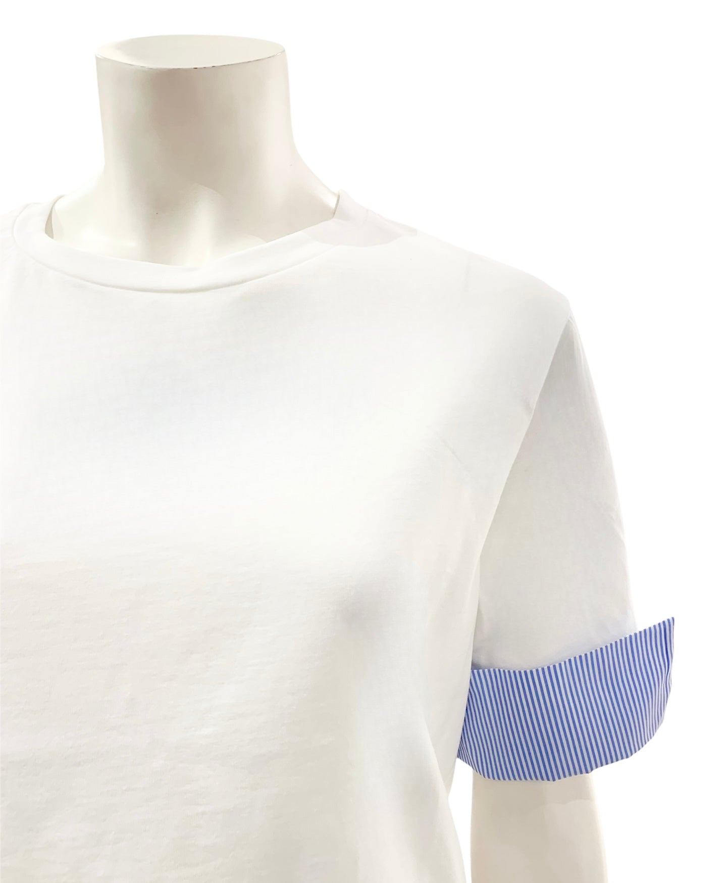 T-SHIRT RIGHE BIANCA