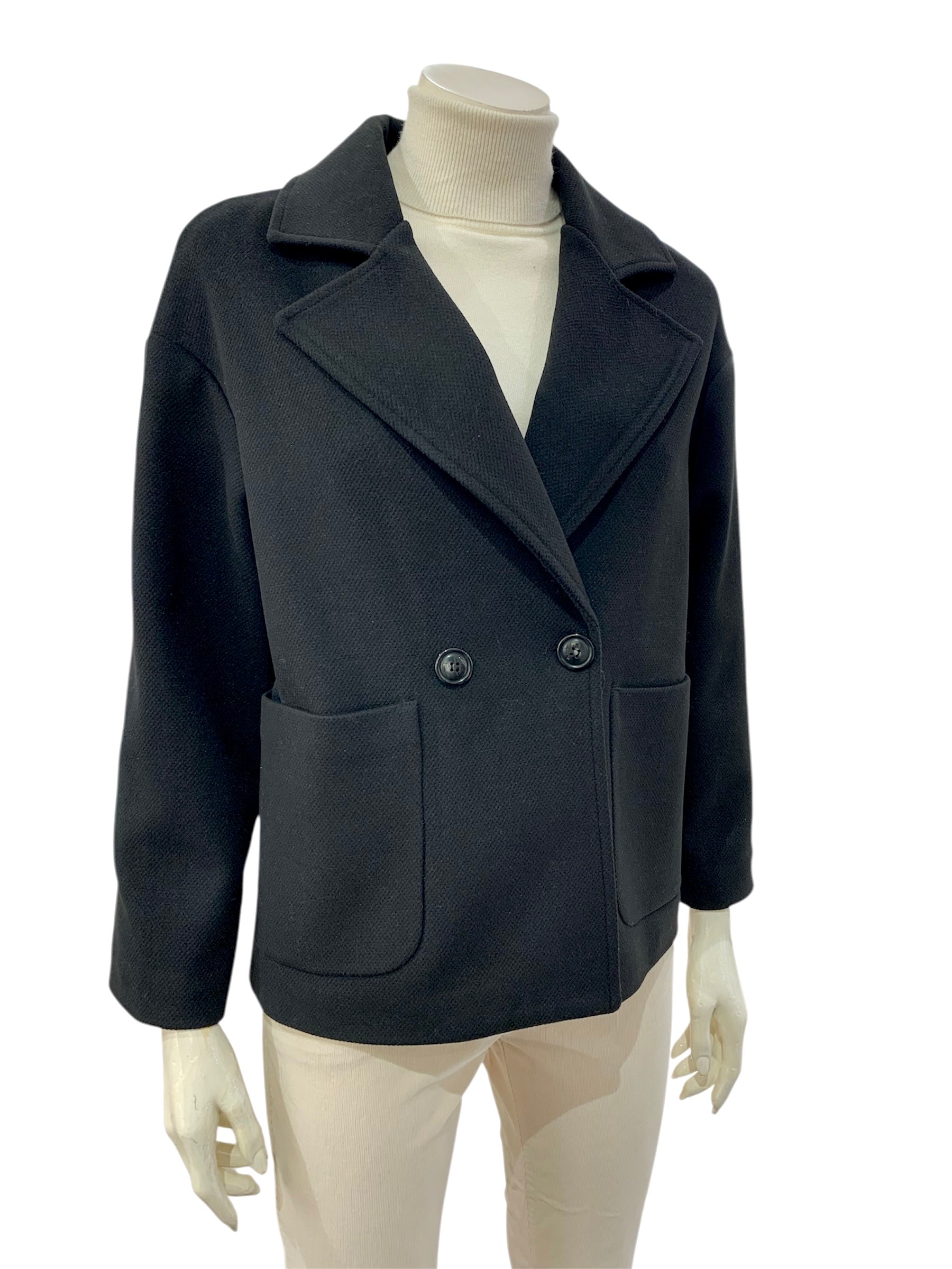 CAPPOTTINO TASCONI NERO