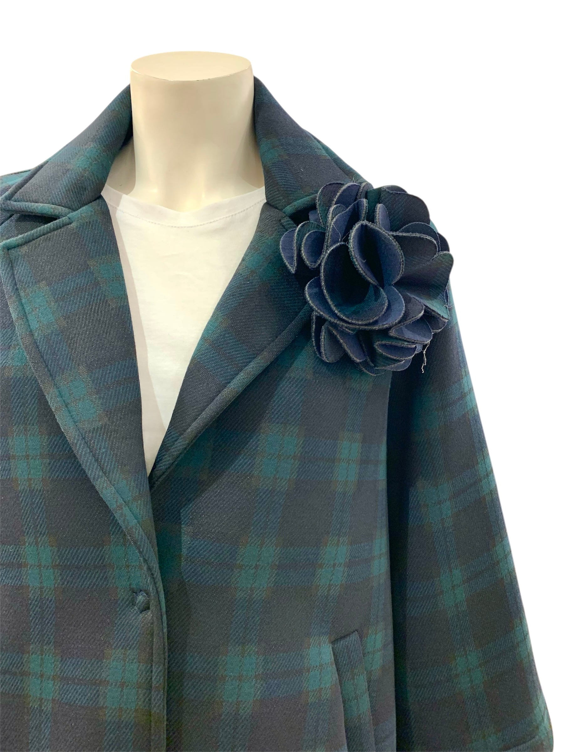 CAPPA FIORE VERDE BLU