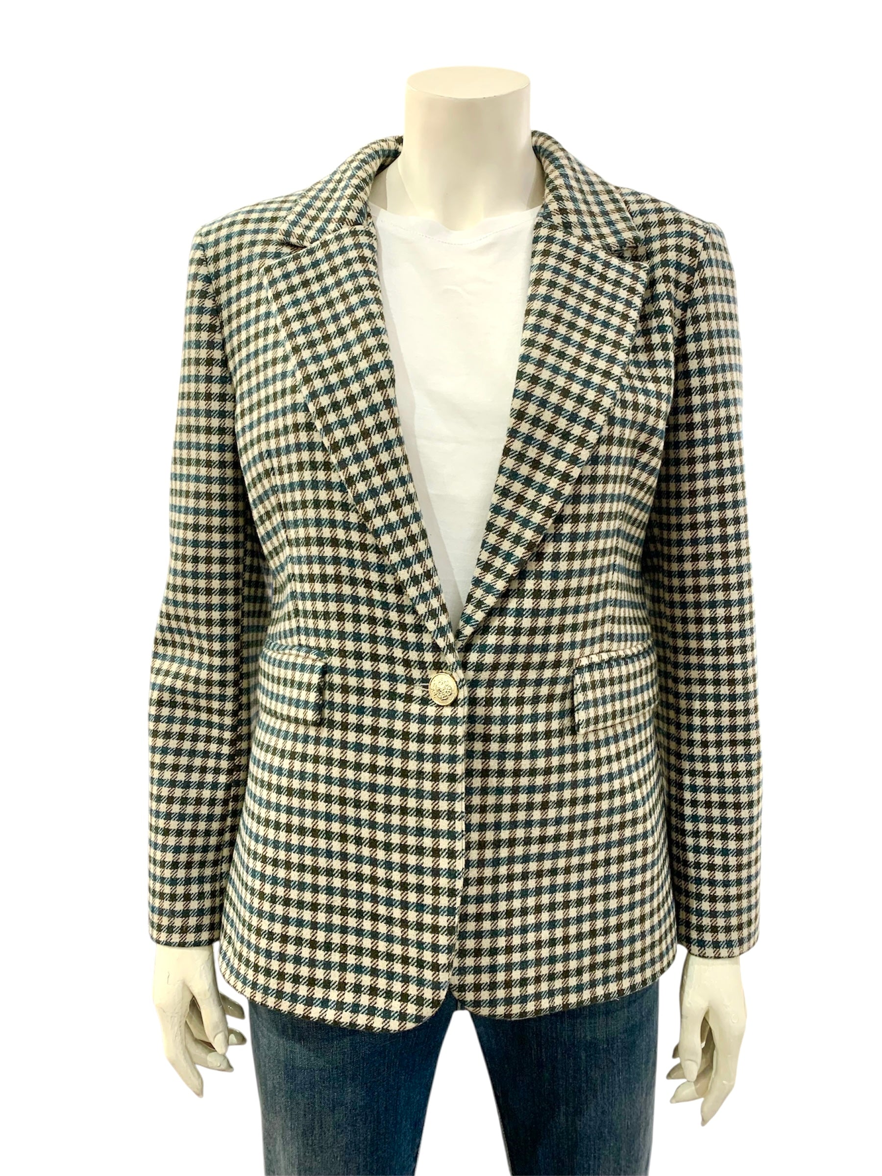 GIACCA QUADRETTI VERDE