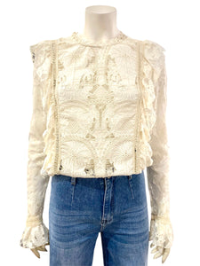 BLUSA PIZZO BURRO