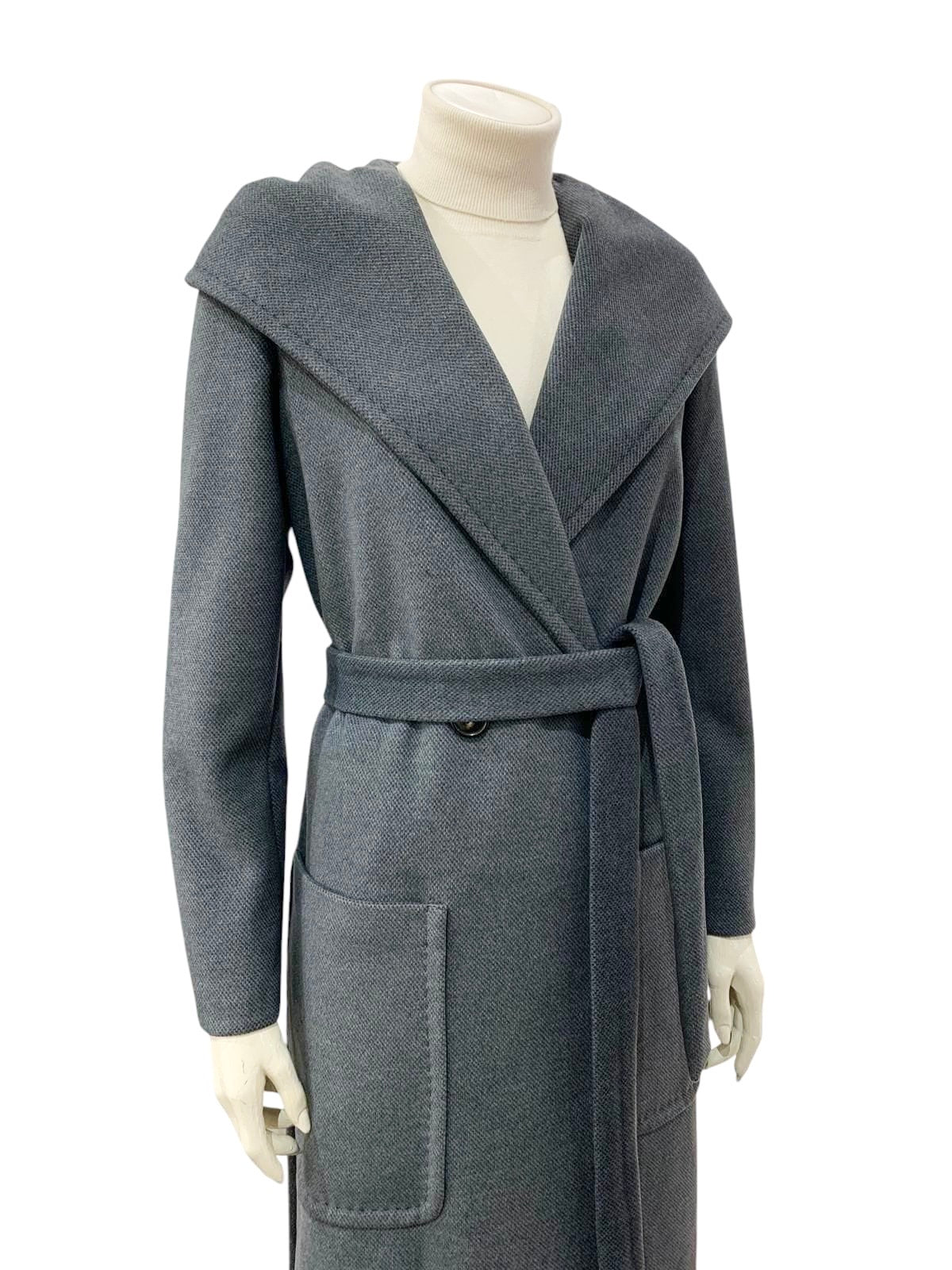 CAPPOTTO CAPPUCCIO GRIGIO