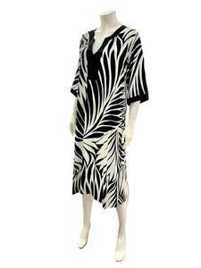 ABITO LUREX BIANCO NERO
