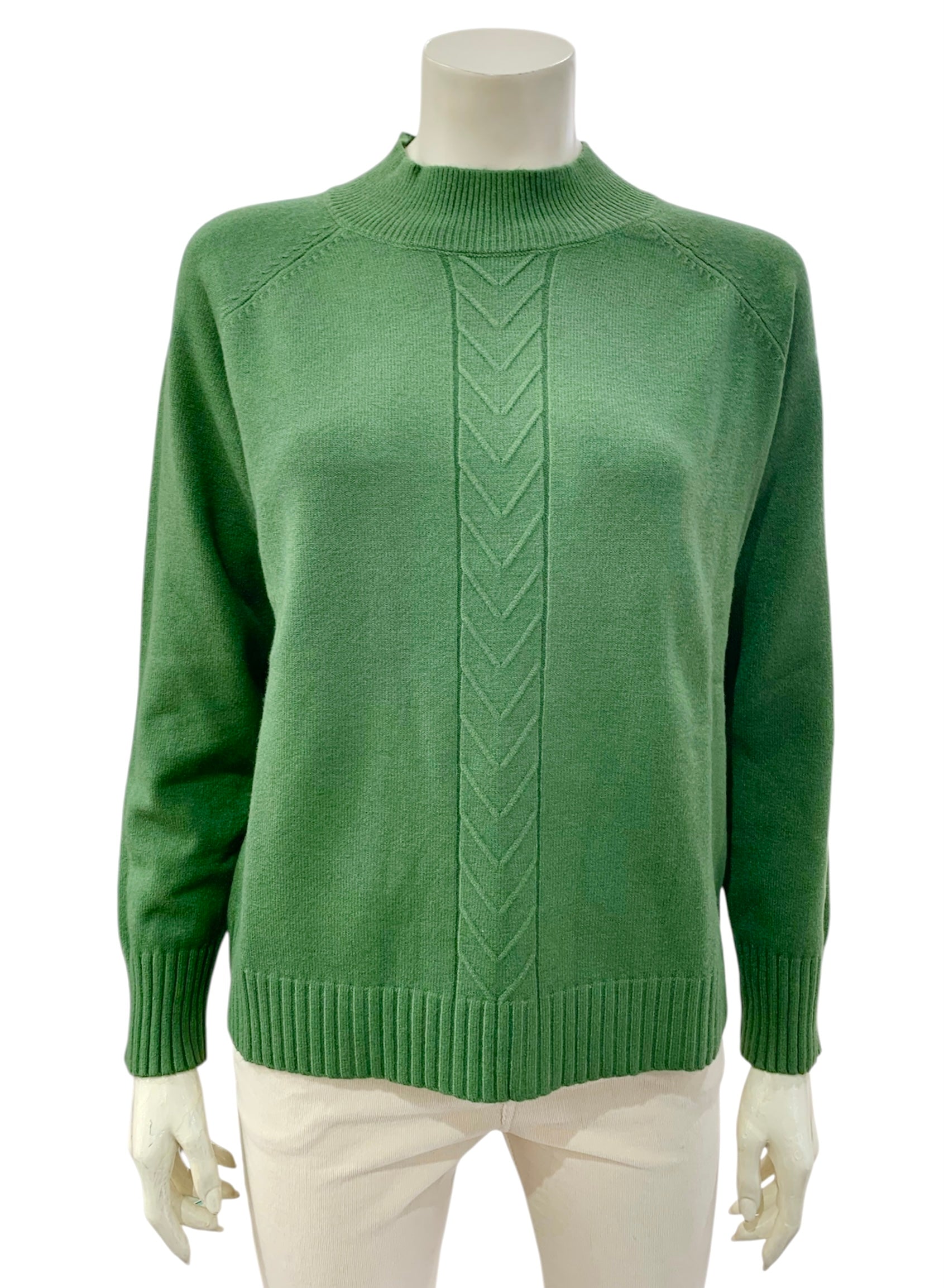 MAGLIA TRECCIA VERDE