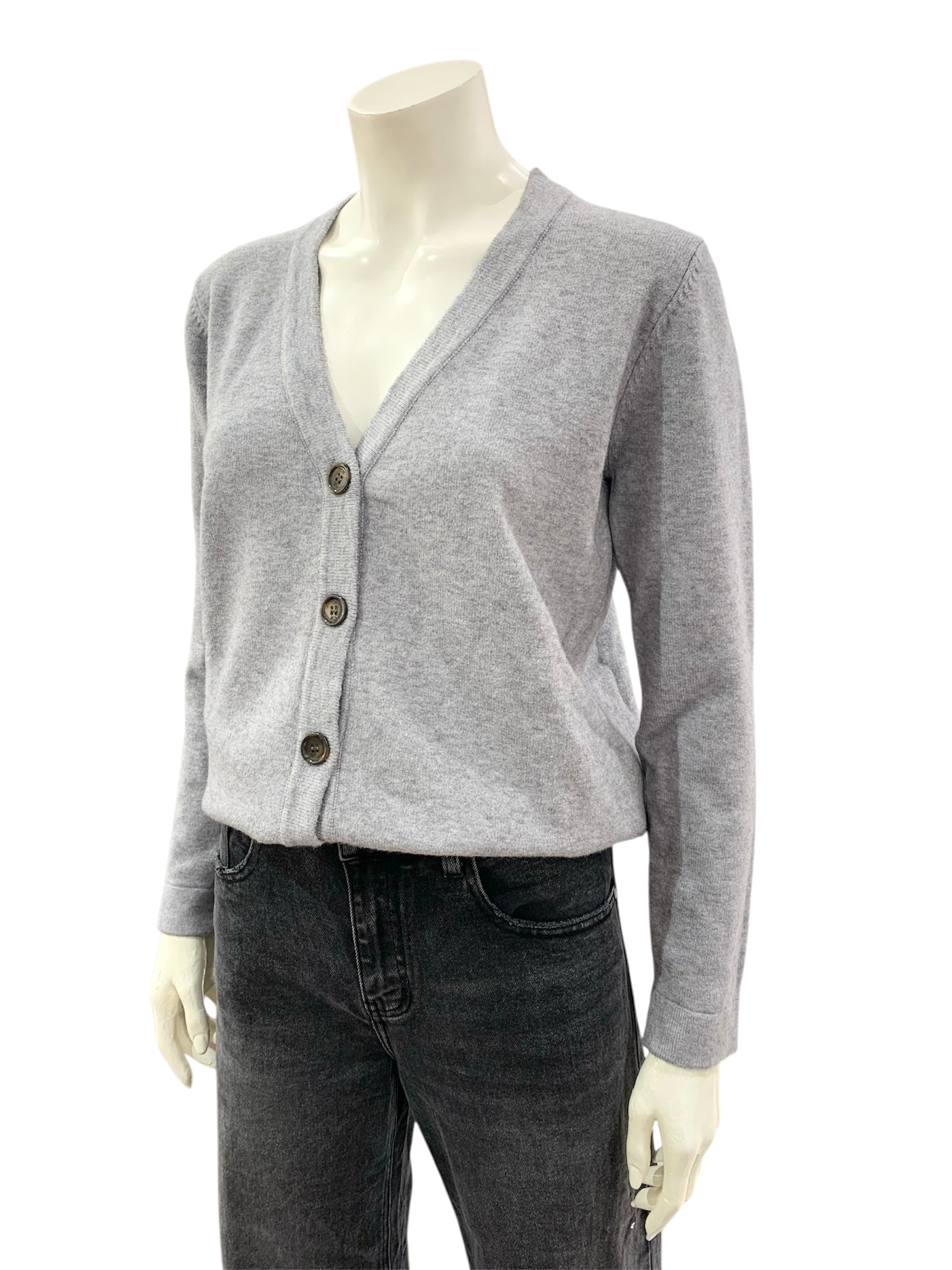 CARDIGAN BOTTONI GRIGIO