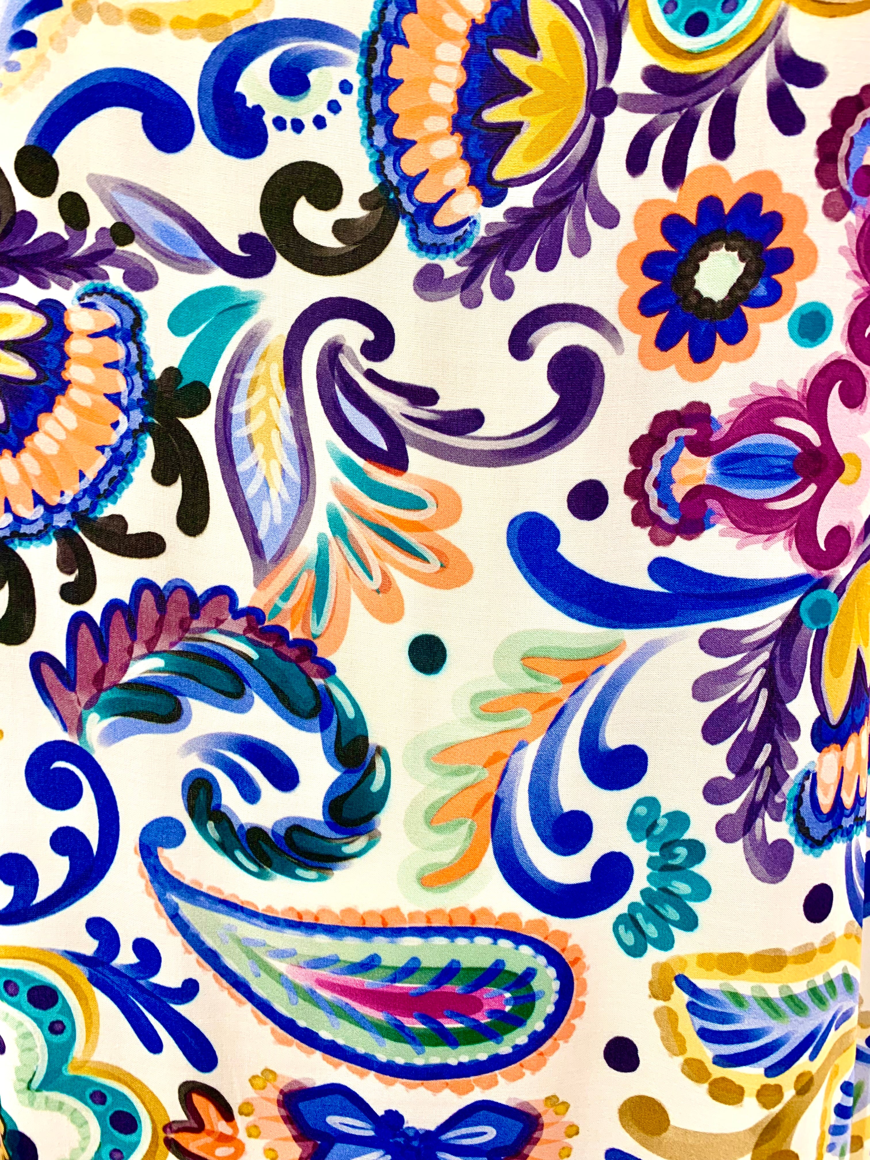 ABITO FIORATO MULTICOLOR