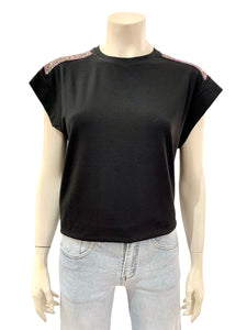 T-SHIRT STRASS NERA