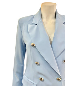 TAILLEUR QUATTRO BOTTONI CELESTE