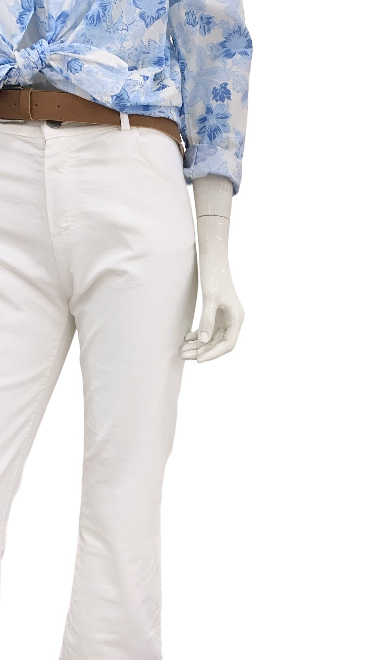 PANTALONE CINQUE TASCHE BIANCO
