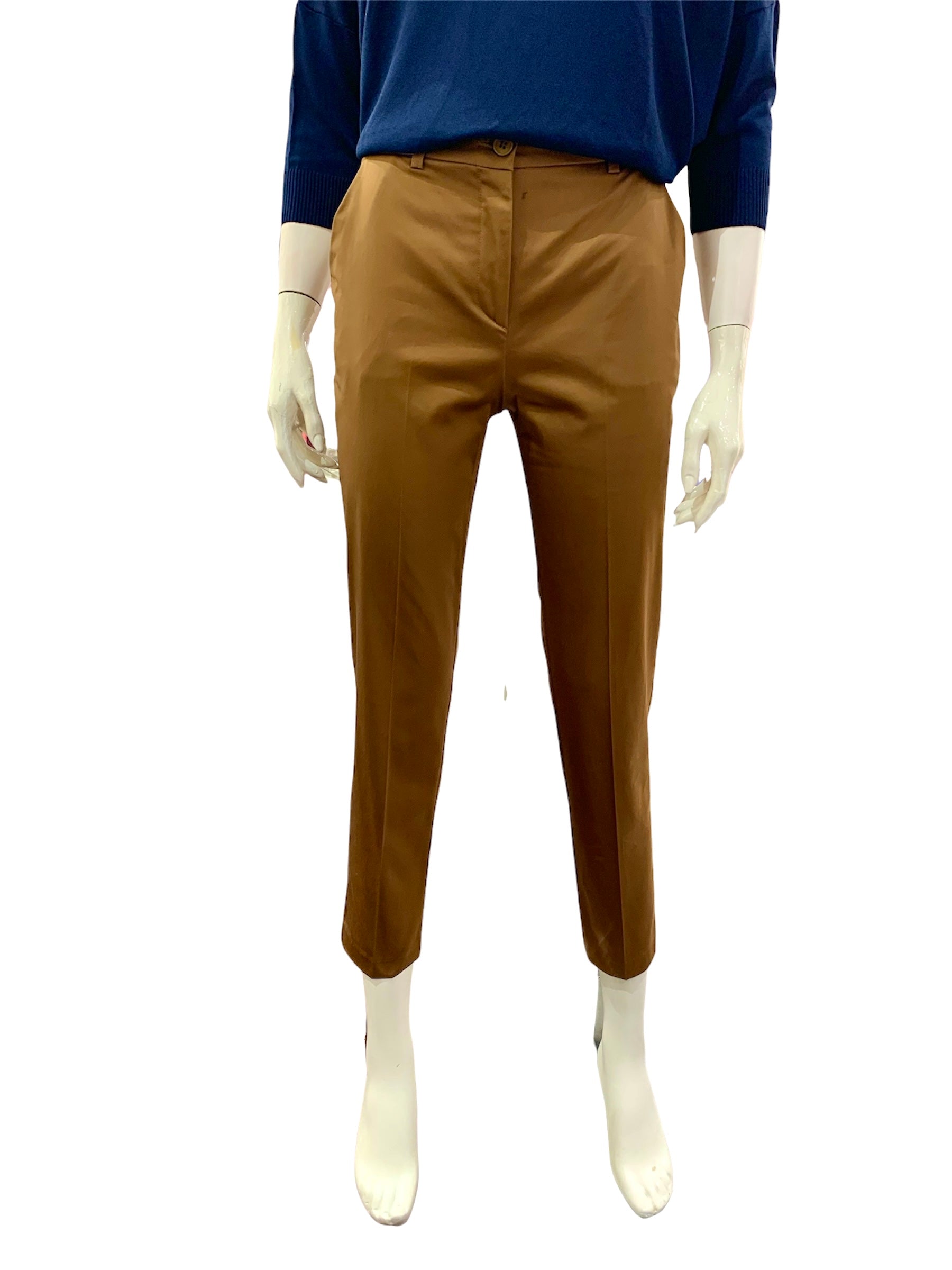 PANTALONE SEMPLICE TABACCO