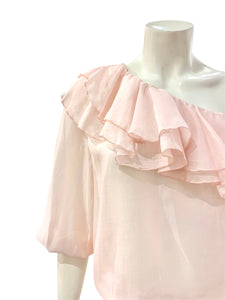 BLUSA MONOSPALLA ROSA