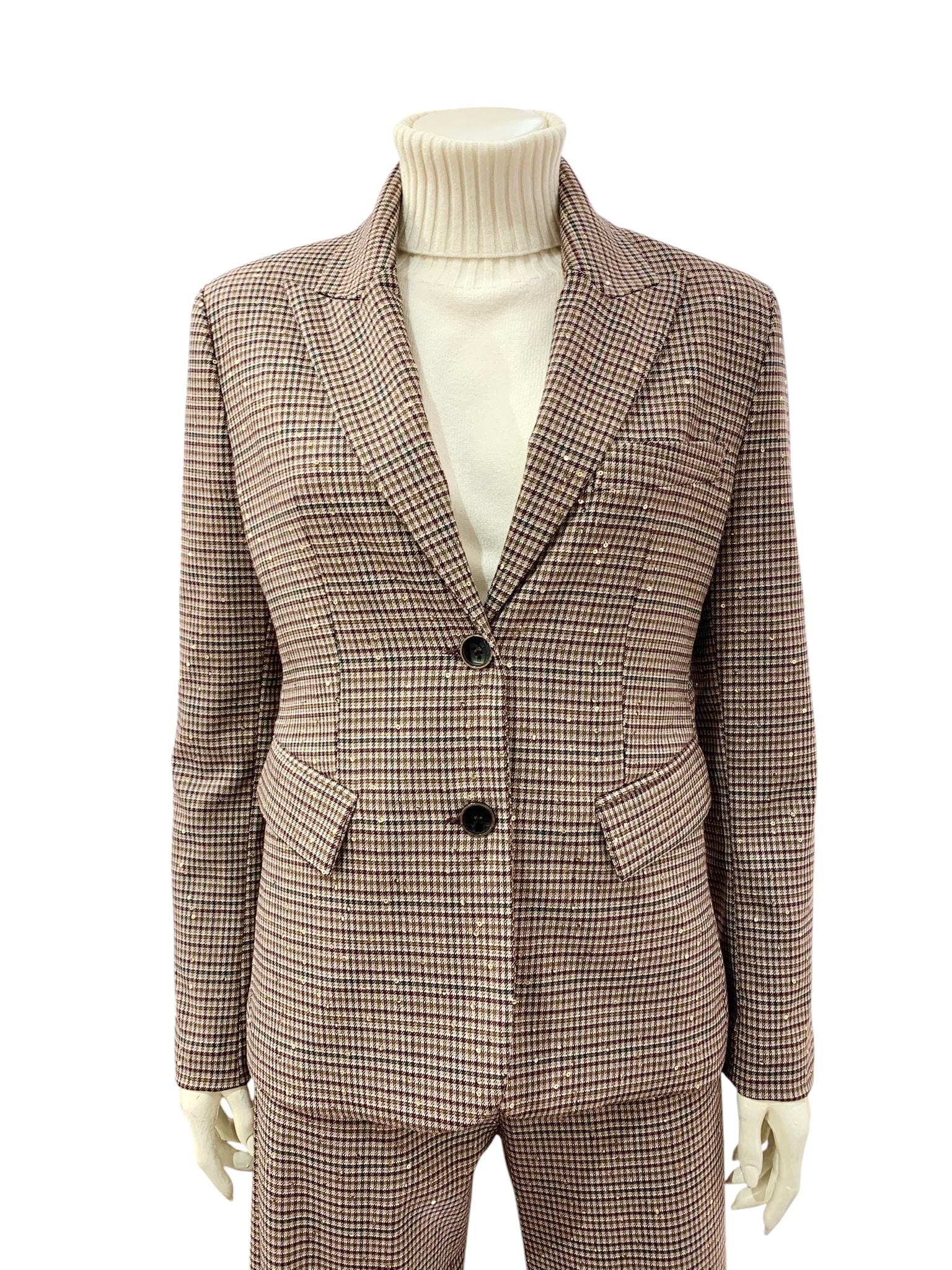 TAILLEUR PAILLETTES BORDEAUX